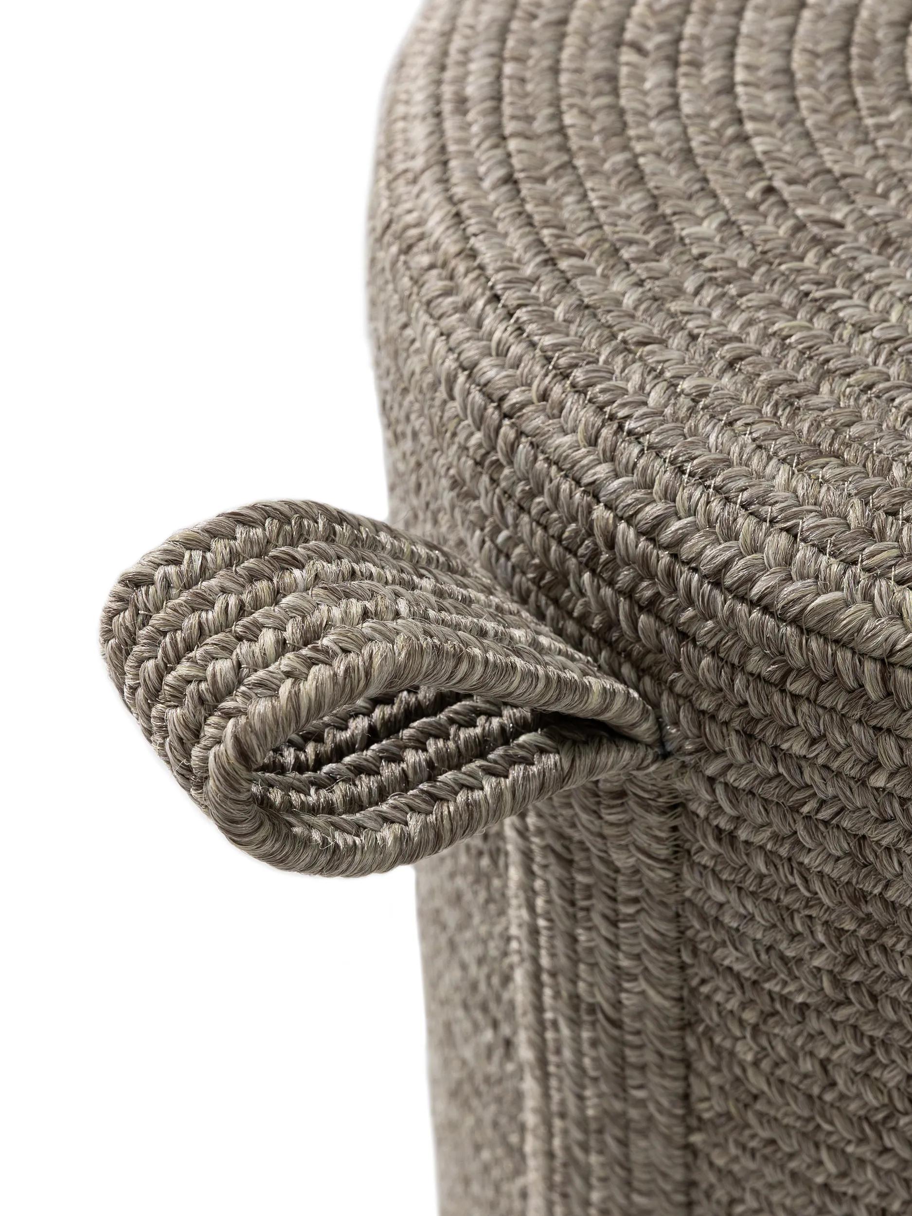 In- & Outdoor Pouf Noe Grey/Taupe