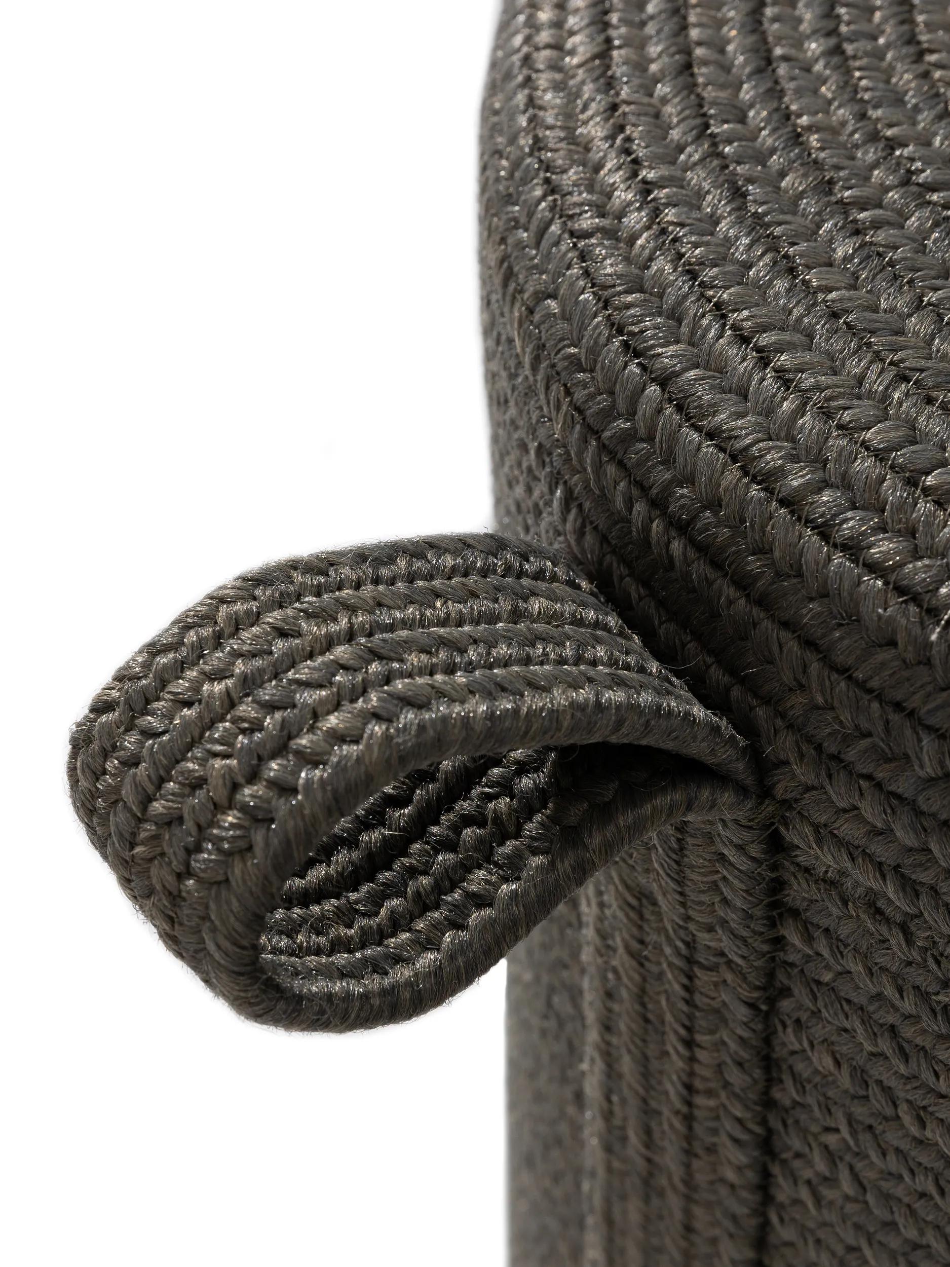 In- & Outdoor Pouf Noe Dark Grey