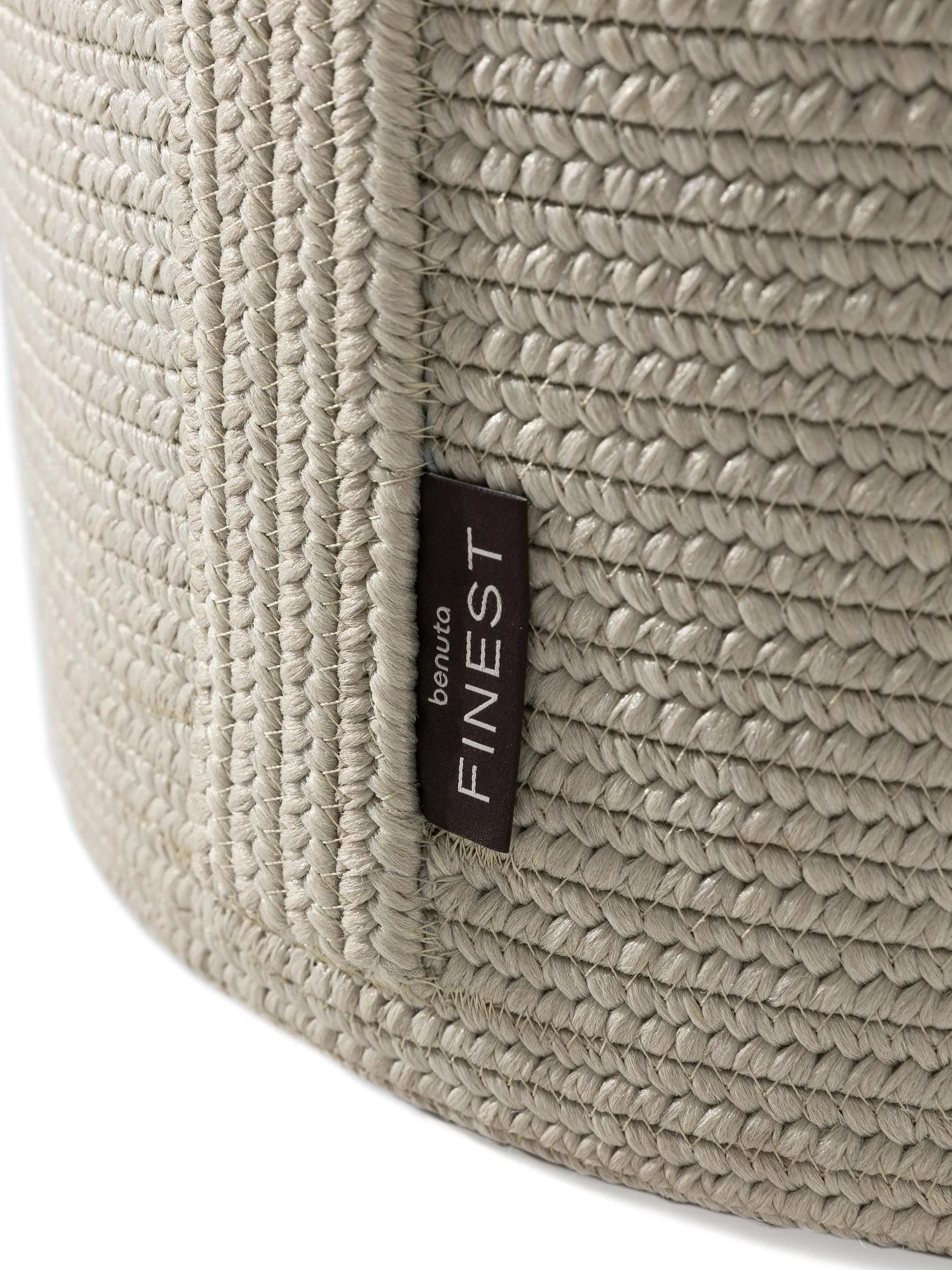 In- & Outdoor Pouf Noe Light Grey