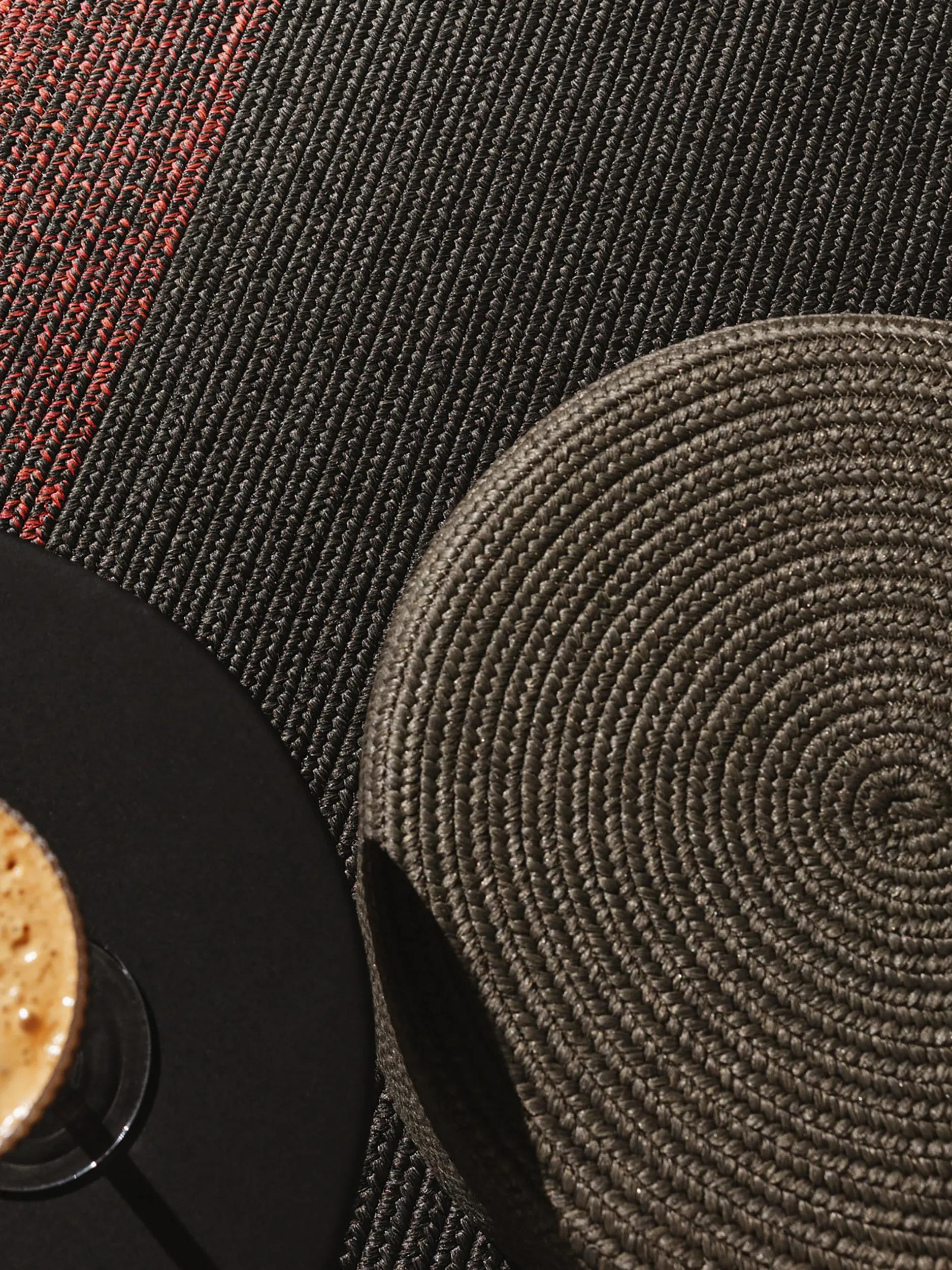 In- & Outdoor Pouf Noe Grey/Taupe