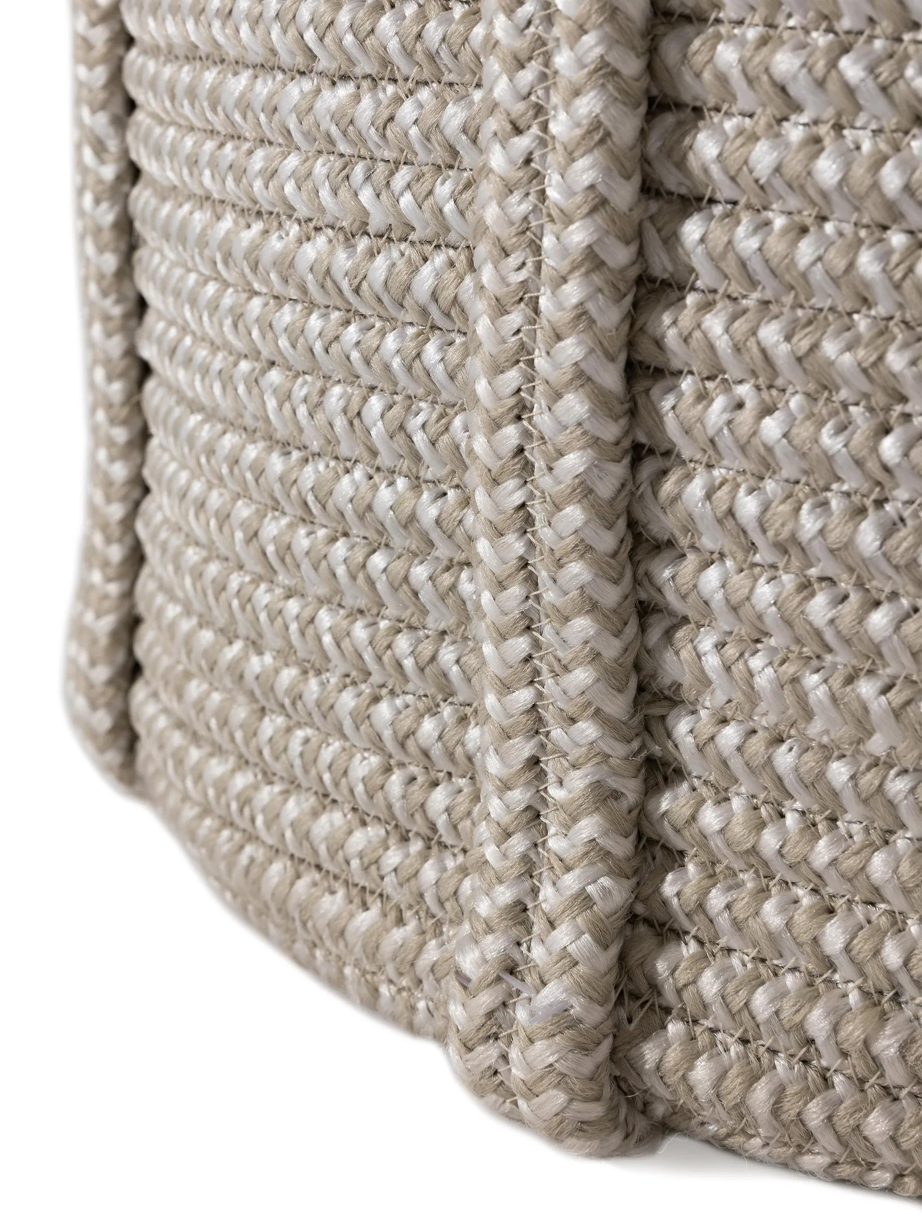 In- & Outdoor basket Noe Grau/Beige