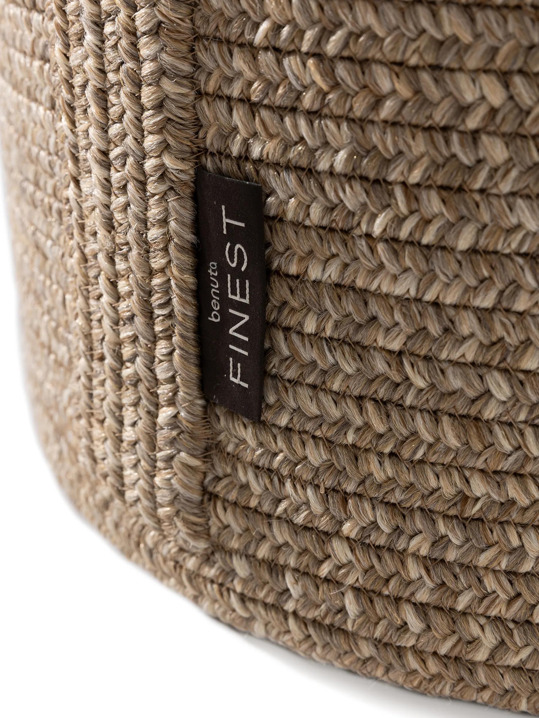In- & Outdoor Pouf Noe natural