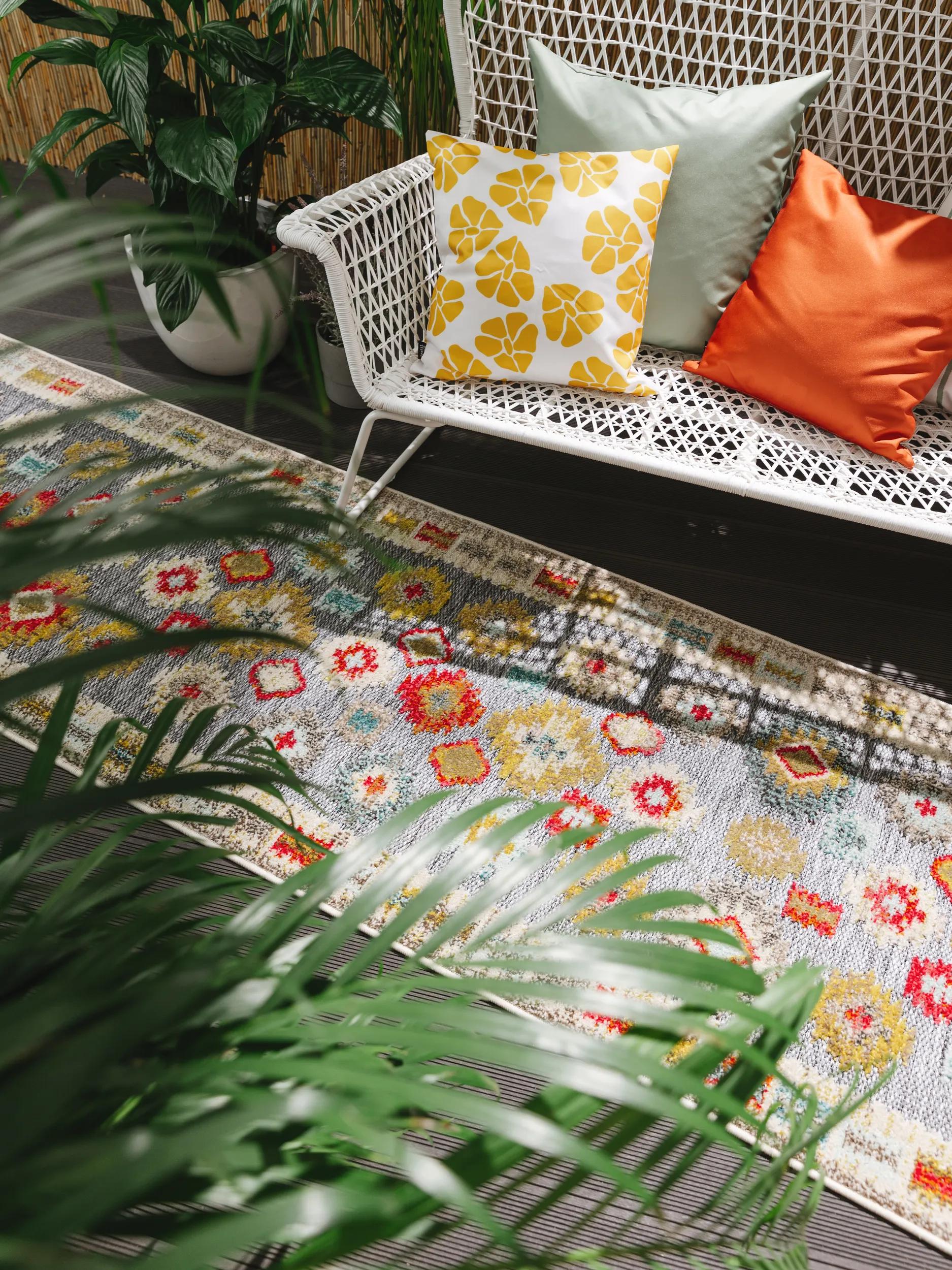 In- & Outdoor Läufer Noelia Mehrfarbig