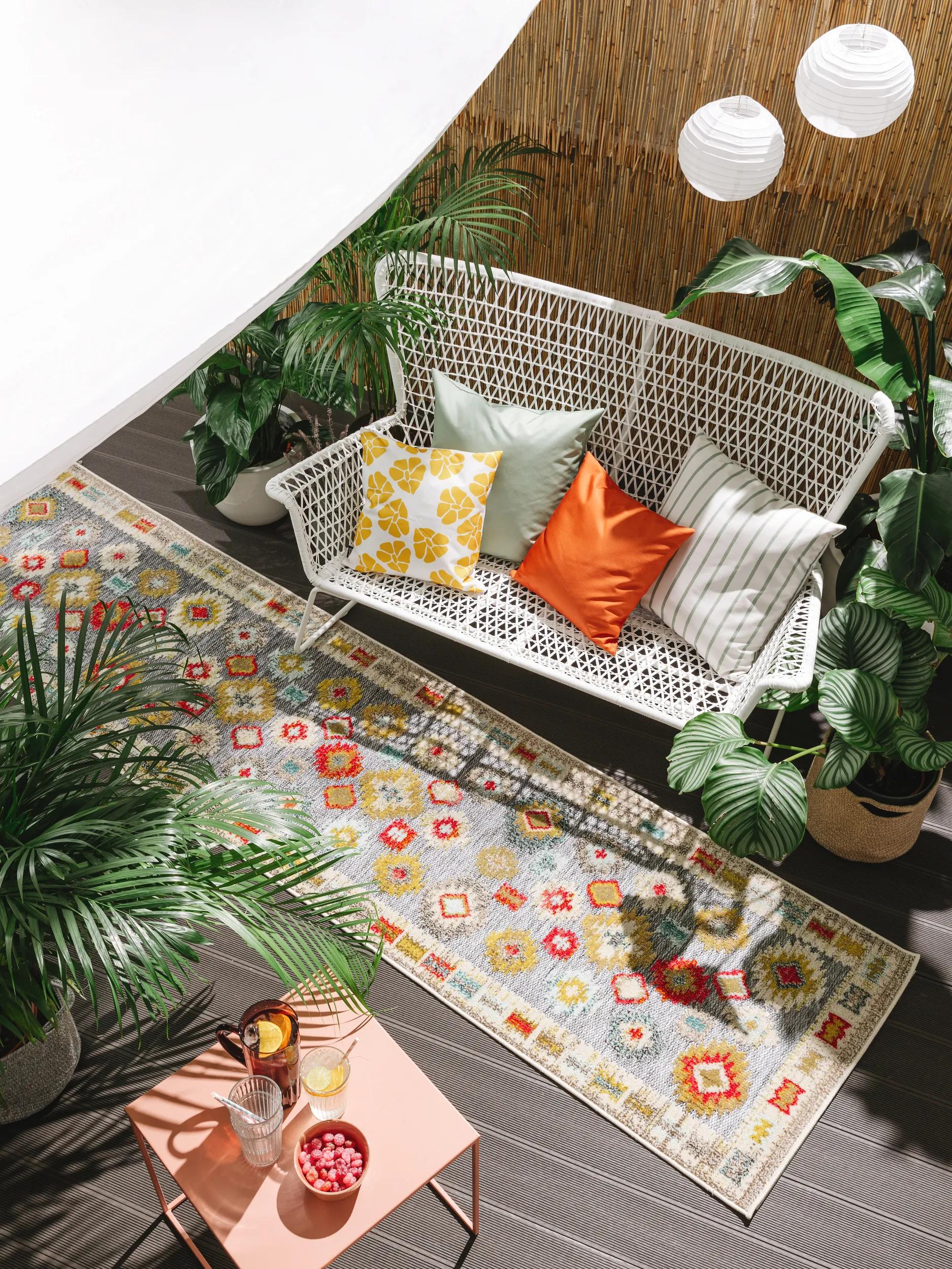 In- & Outdoor Läufer Noelia Mehrfarbig