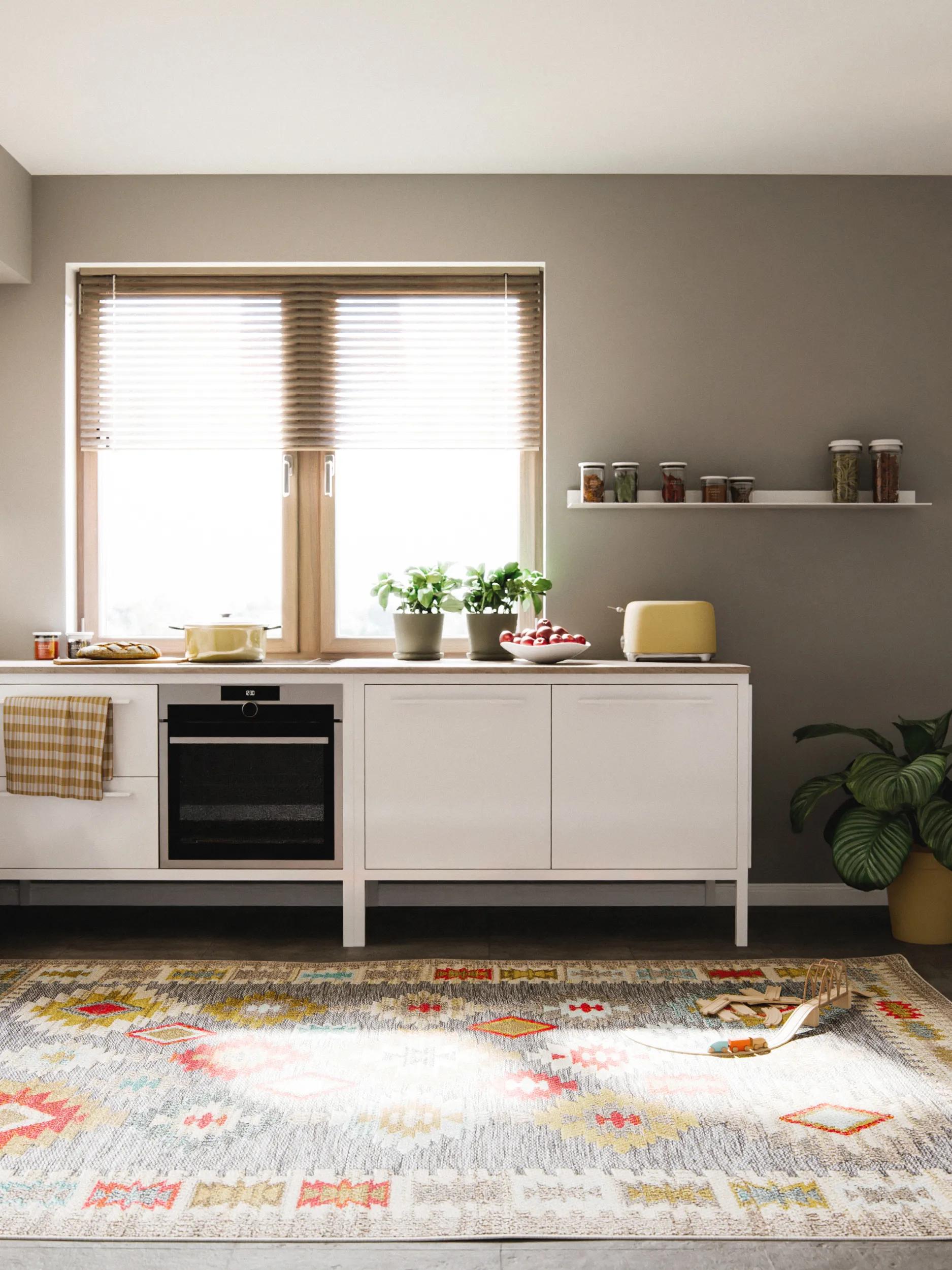 In- & Outdoor Teppich Noelia Mehrfarbig