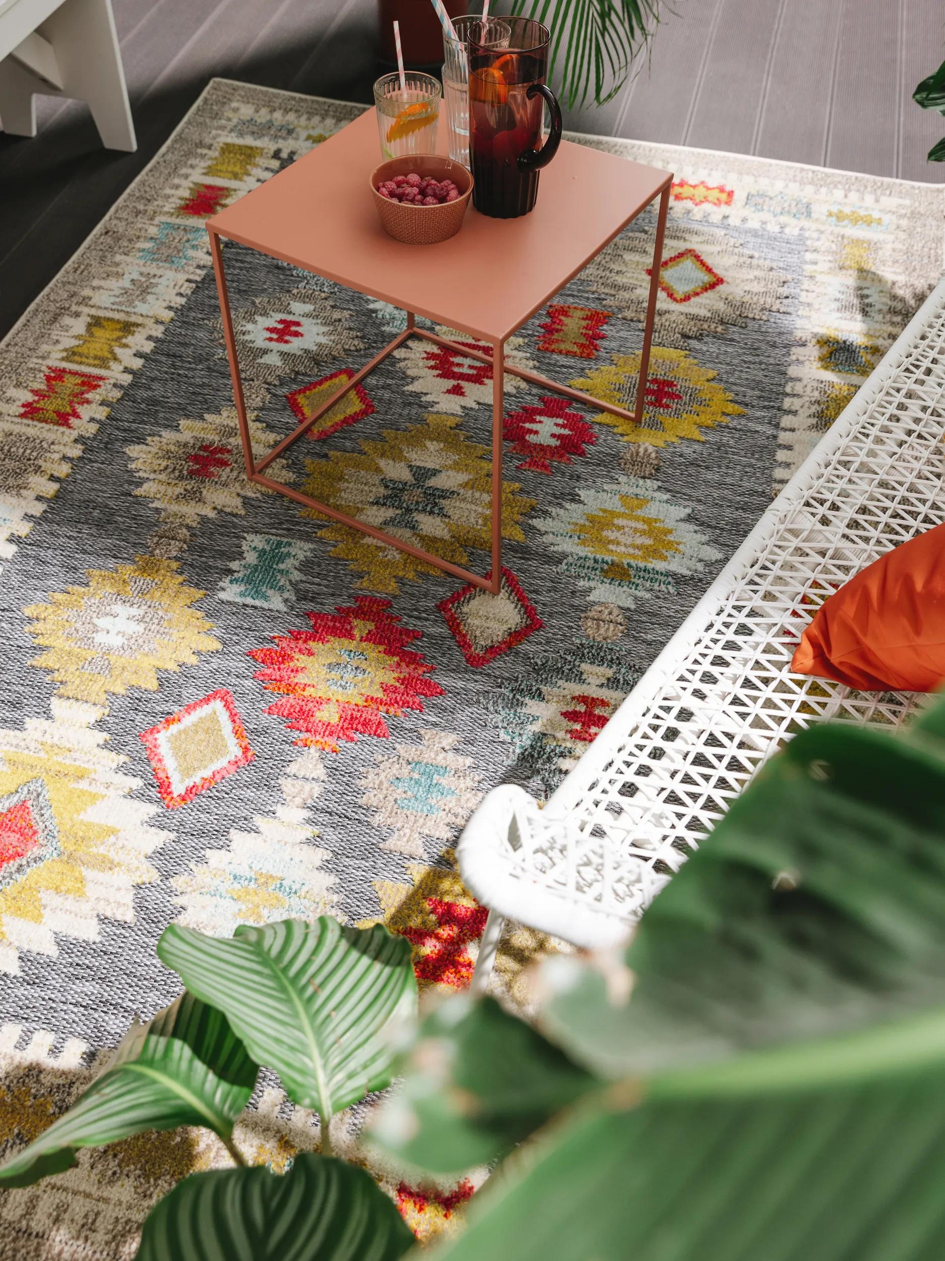 In- & Outdoor Teppich Noelia Mehrfarbig