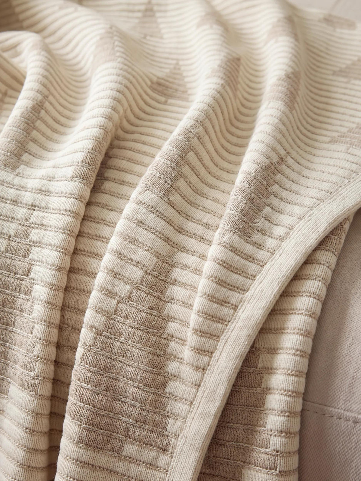 Christmas Blanket Nordic Beige