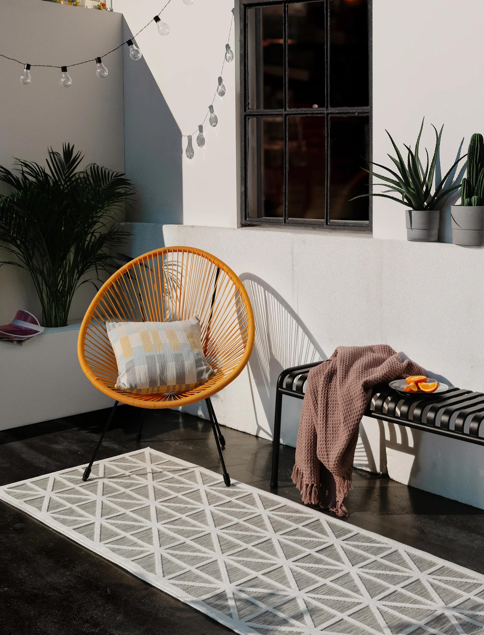 In- & Outdoor Läufer Orion Grau