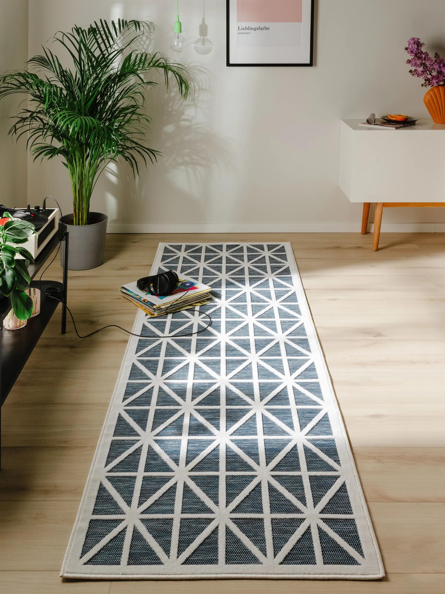 In- & Outdoor Runner Orion Blue