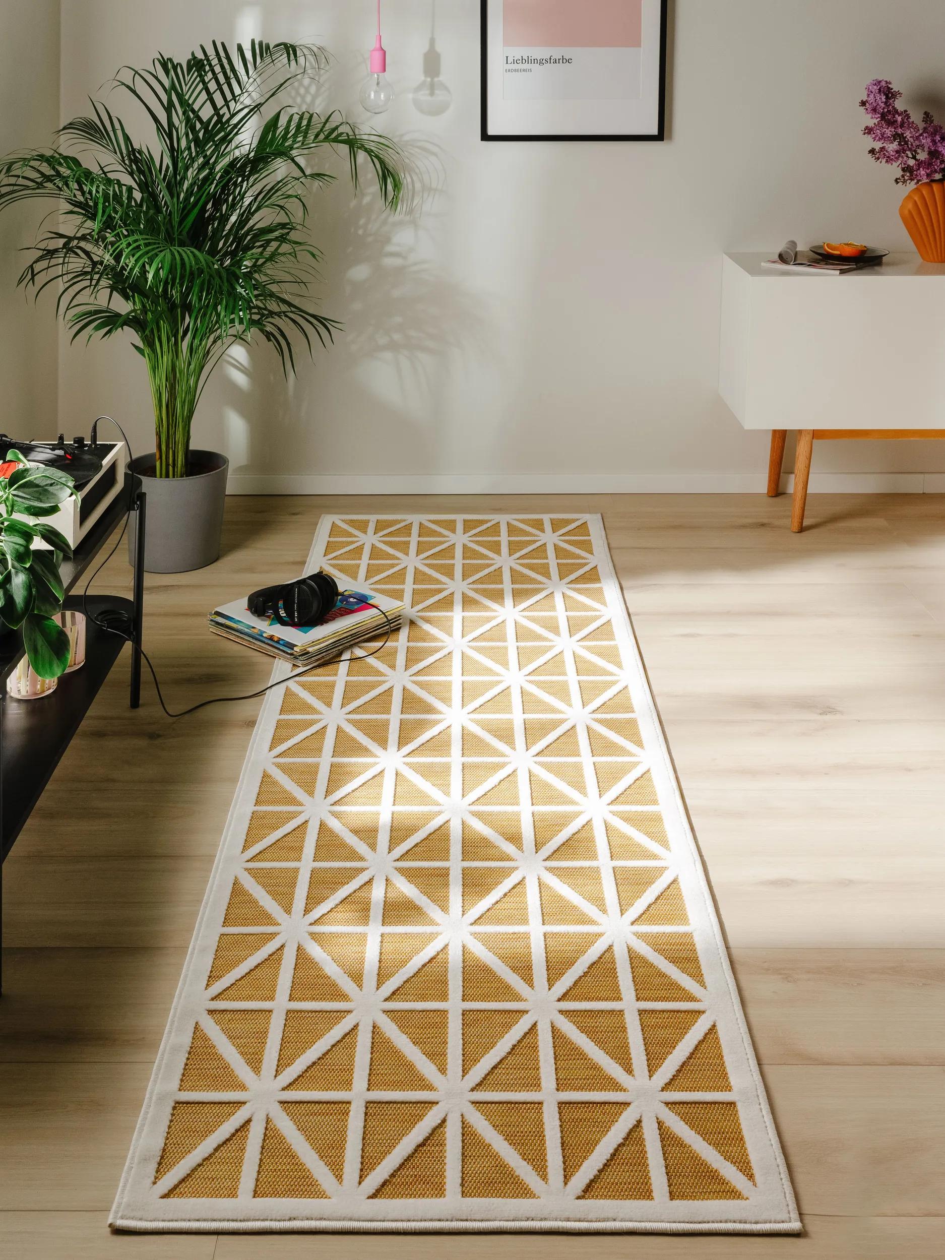 In- & Outdoor Läufer Orion Gelb