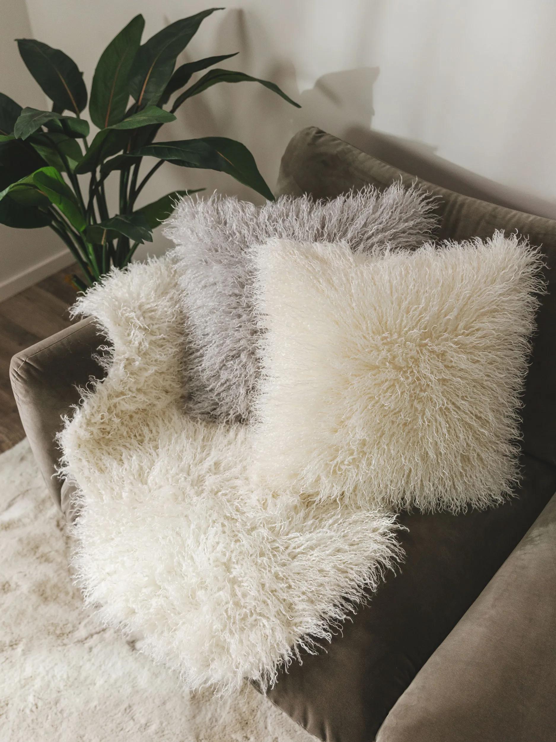 Faux Fur Oscar Grey