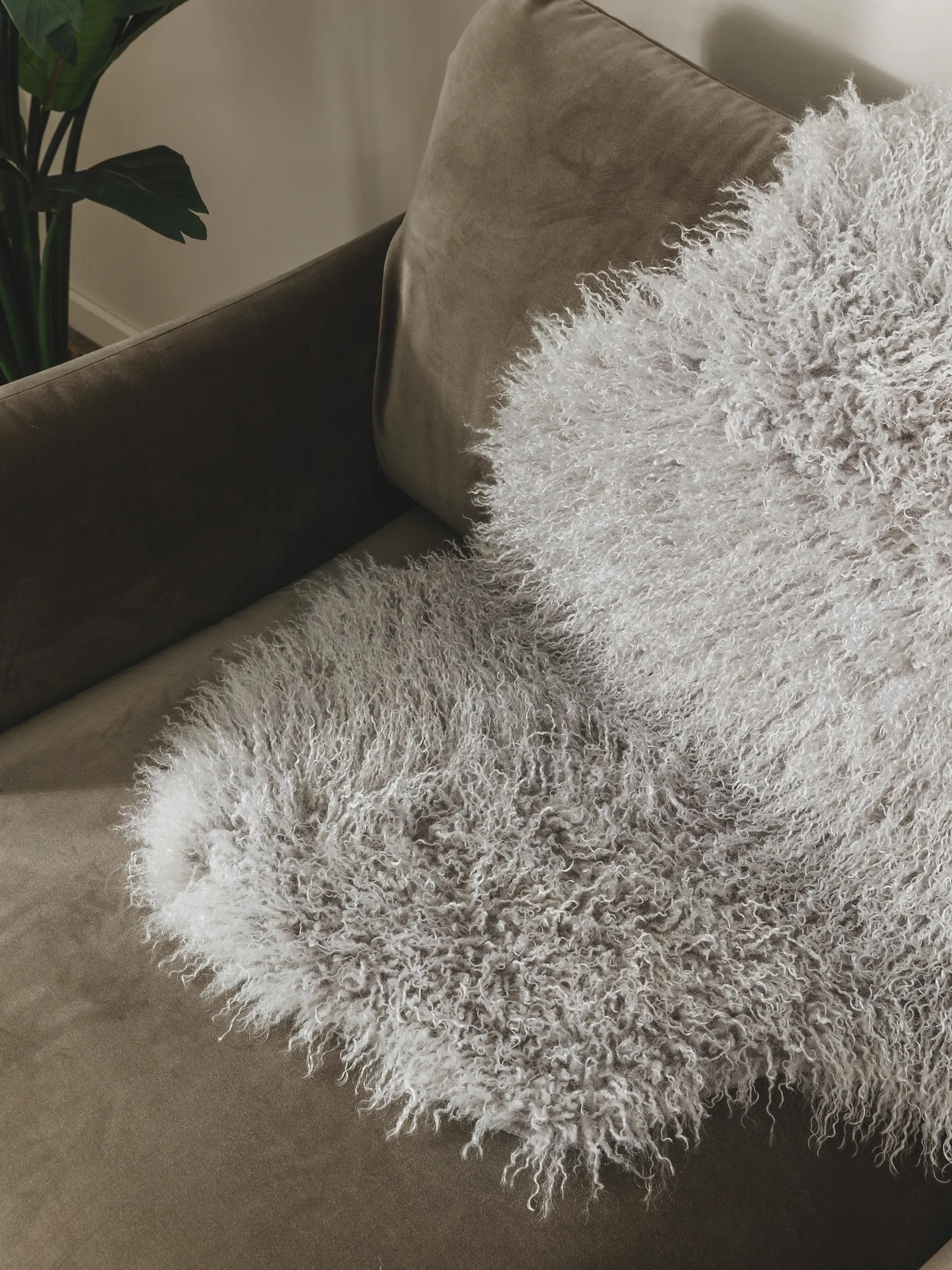 Faux Fur Oscar Grey