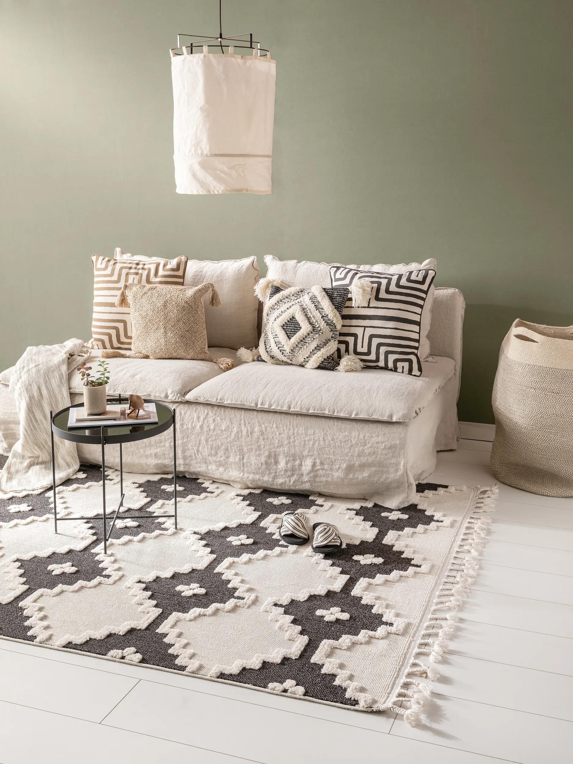 Rug Oyo Cream/Charcoal