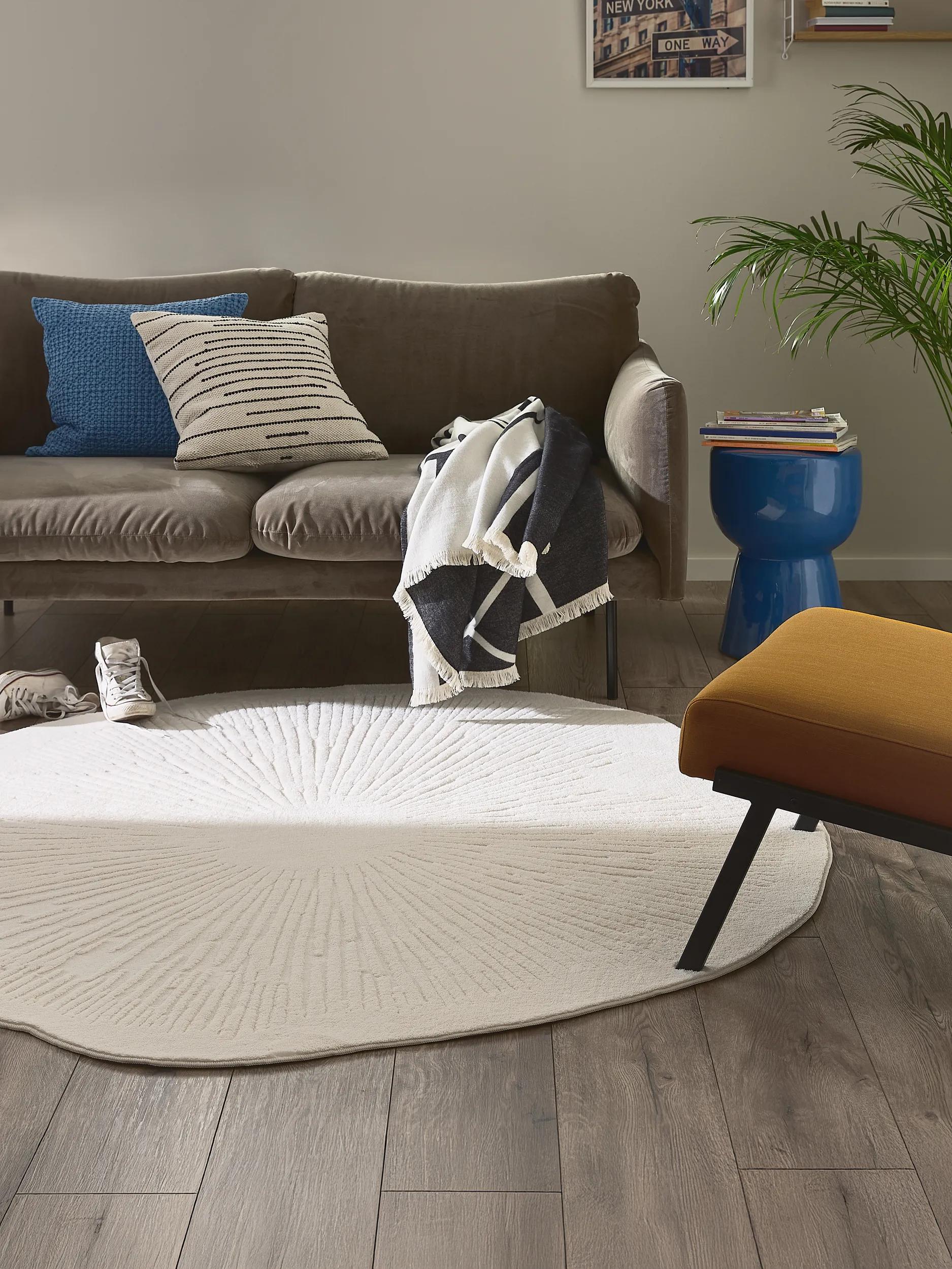 Washable Rug Pam Cream