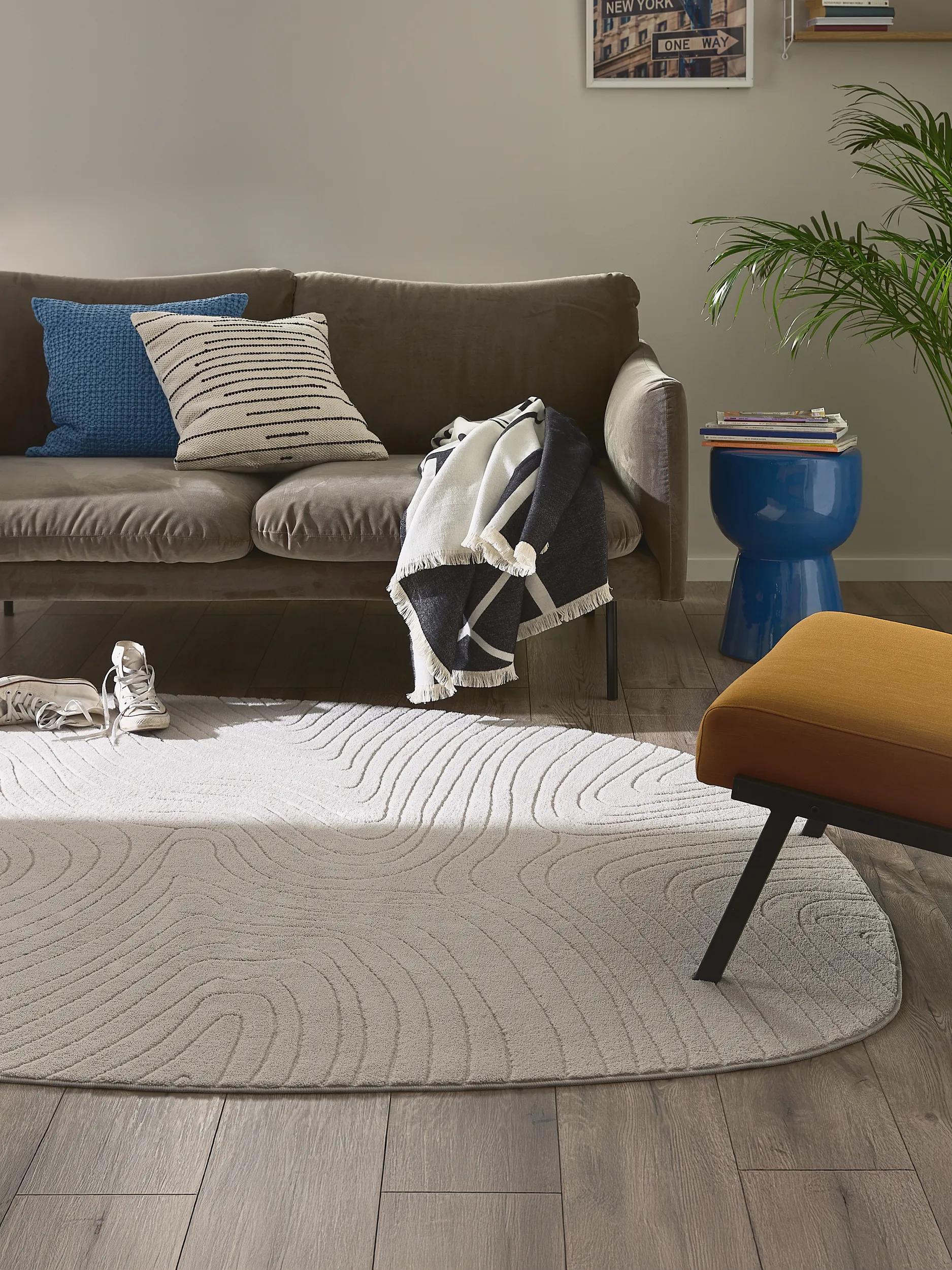 Washable Rug Pam Grey