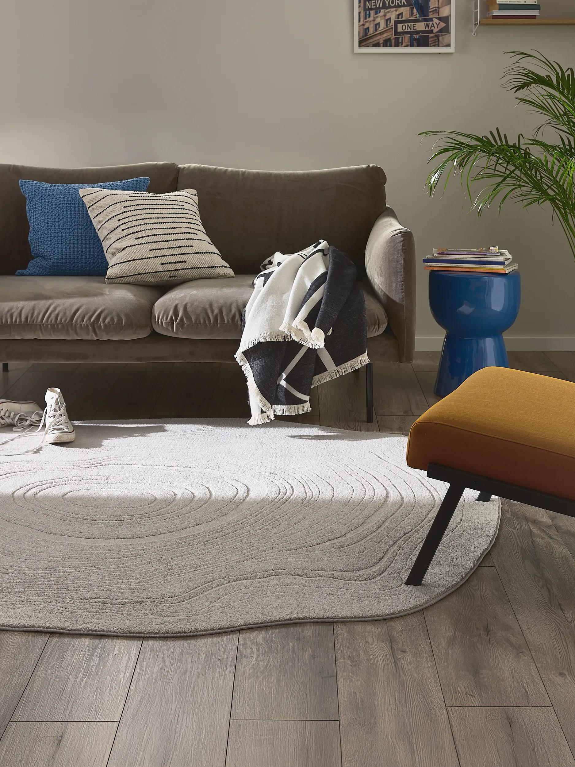 Washable Rug Pam Grey