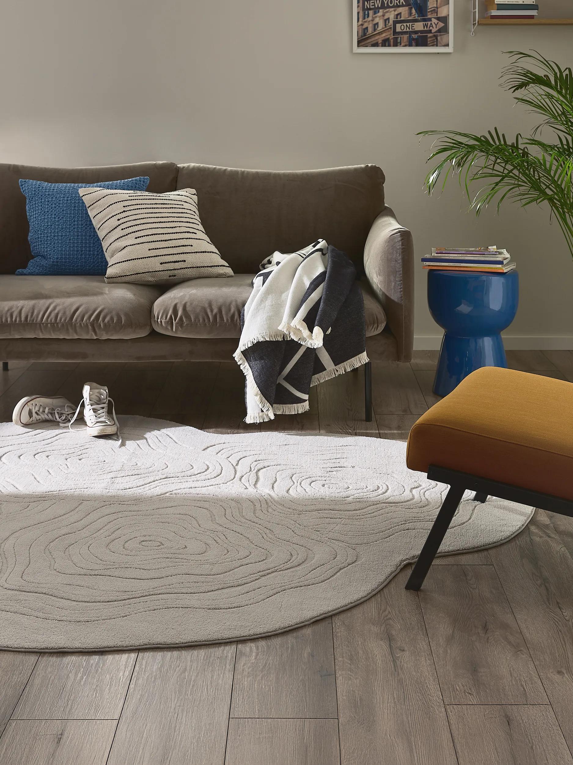 Washable Rug Pam Grey