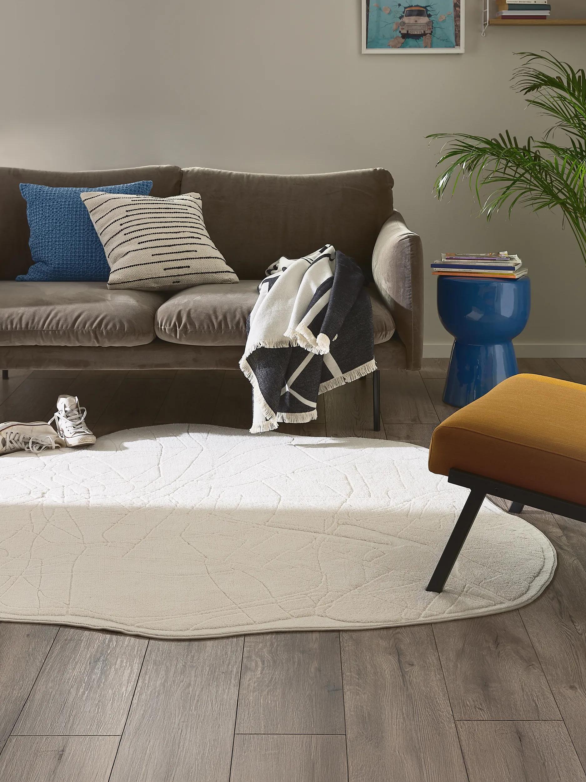 Washable Rug Pam Cream