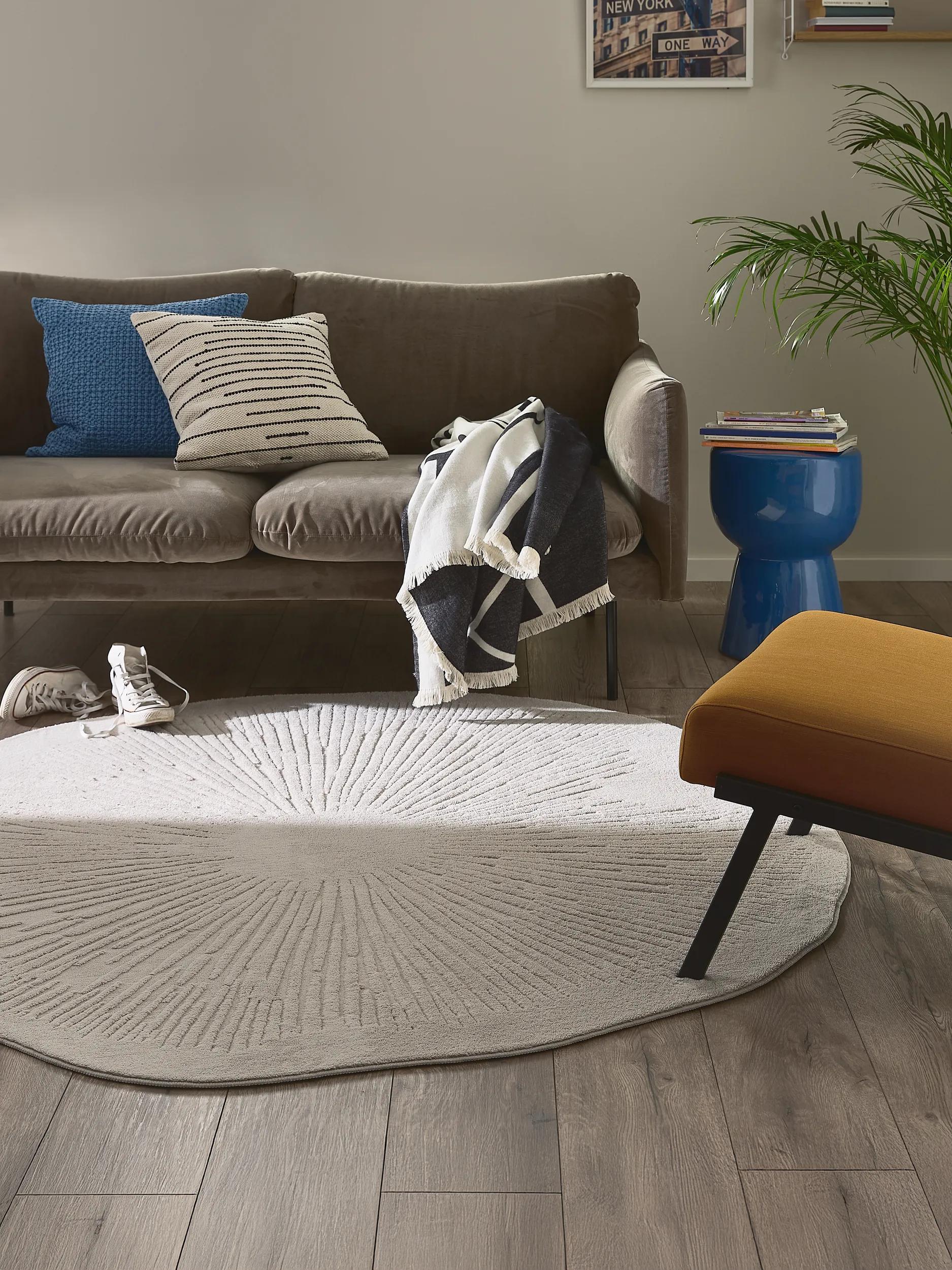 Washable Rug Pam Grey