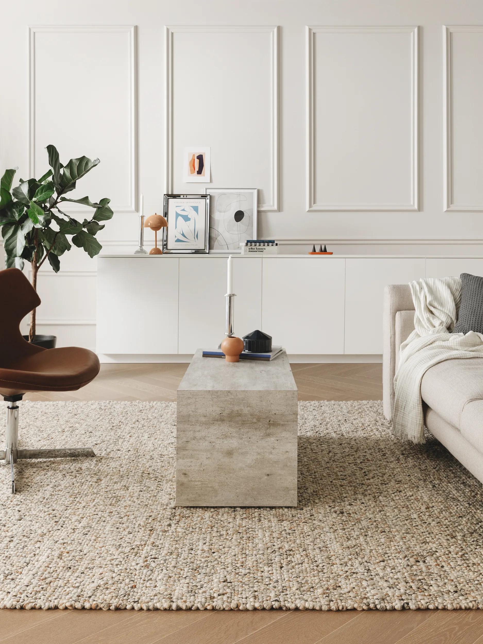 Parche de alfombra de lana multicolor