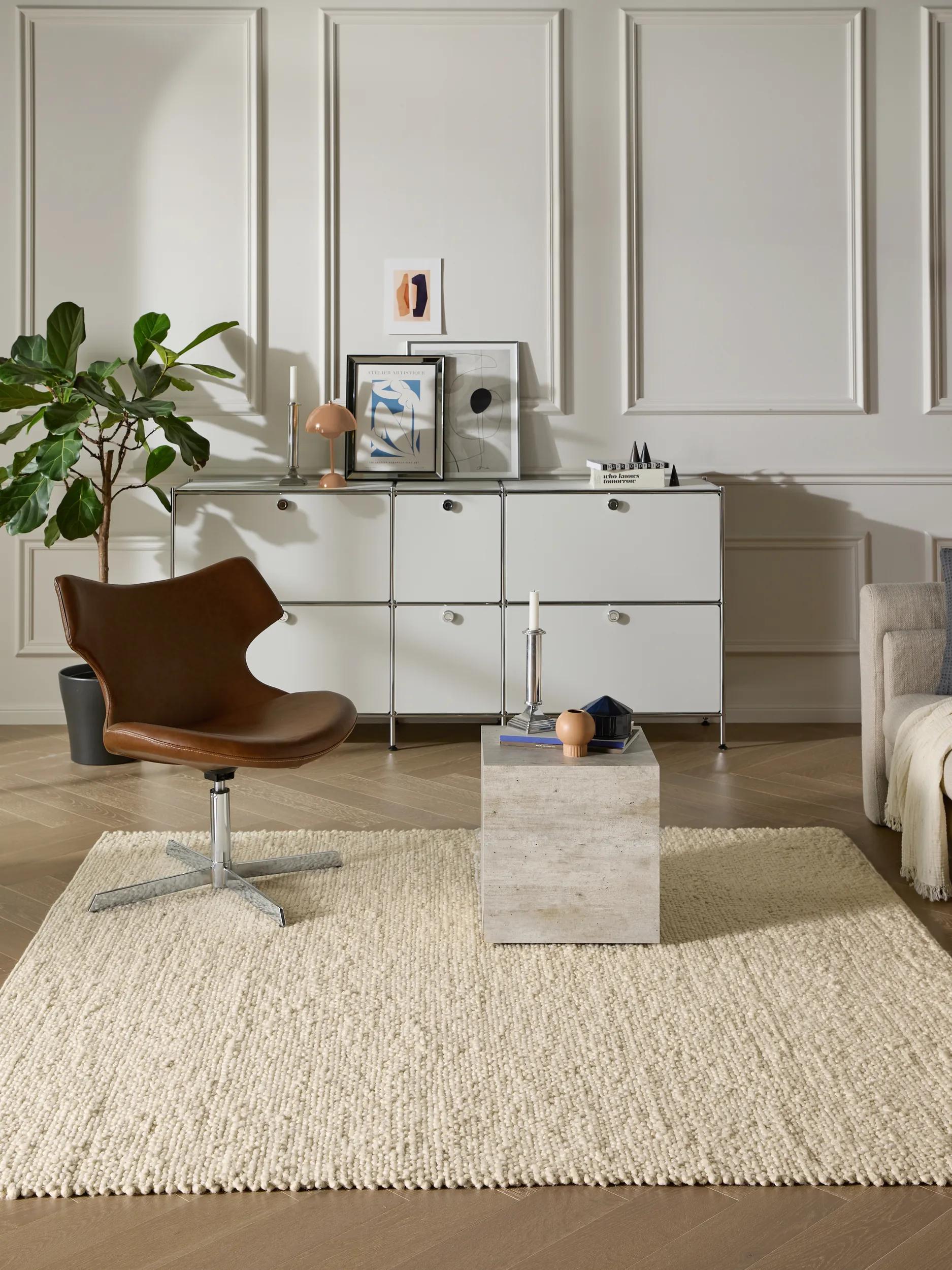 Wool Rug Patch Cream