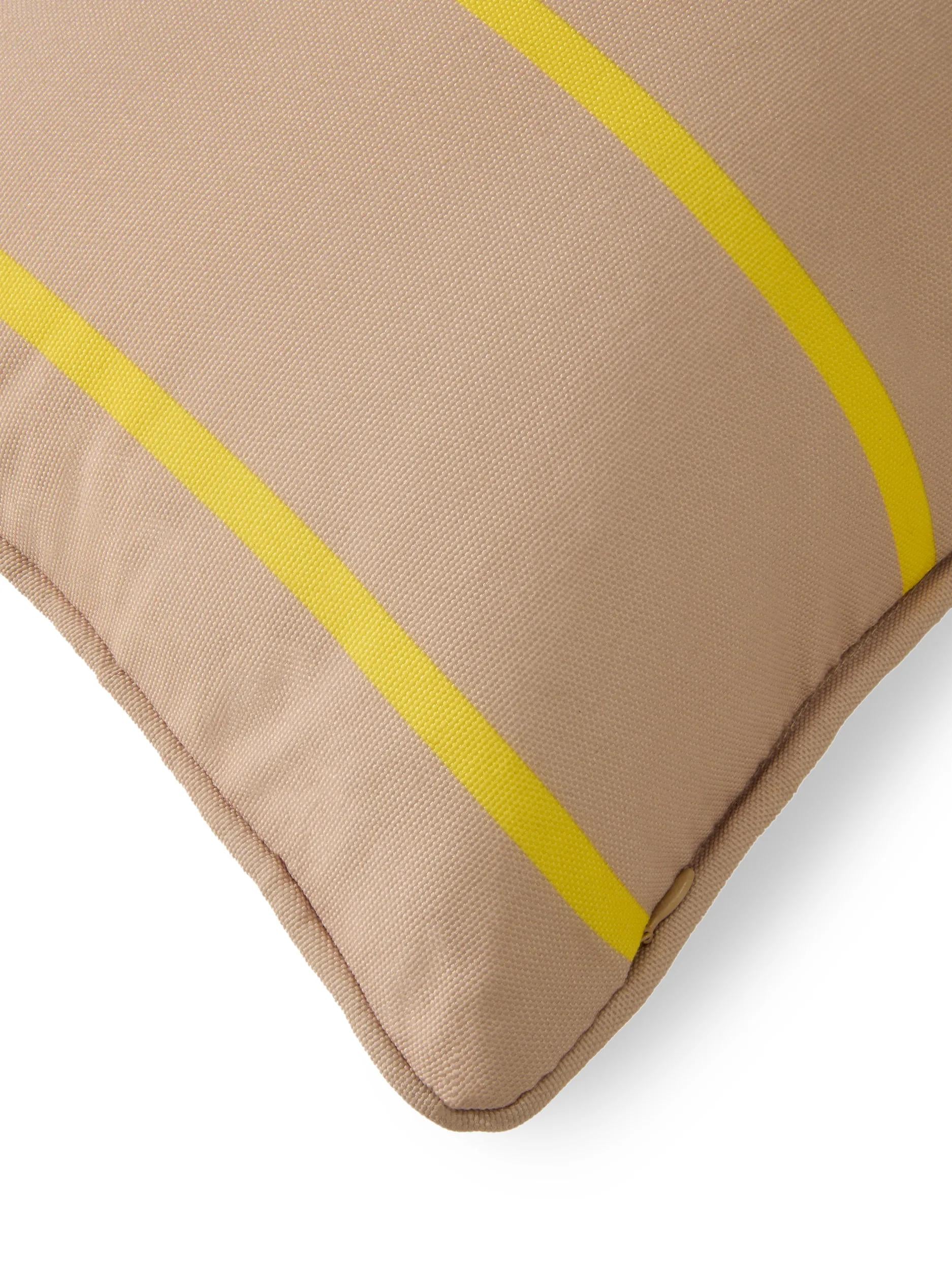 In- & Outdoor Cushion Reed Yellow