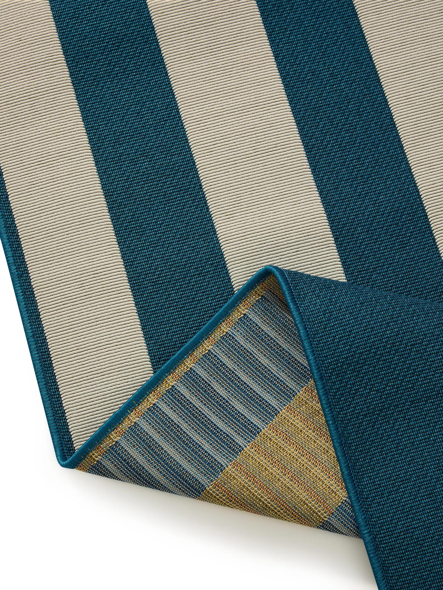 In- & Outdoor Rug Reed Petrol