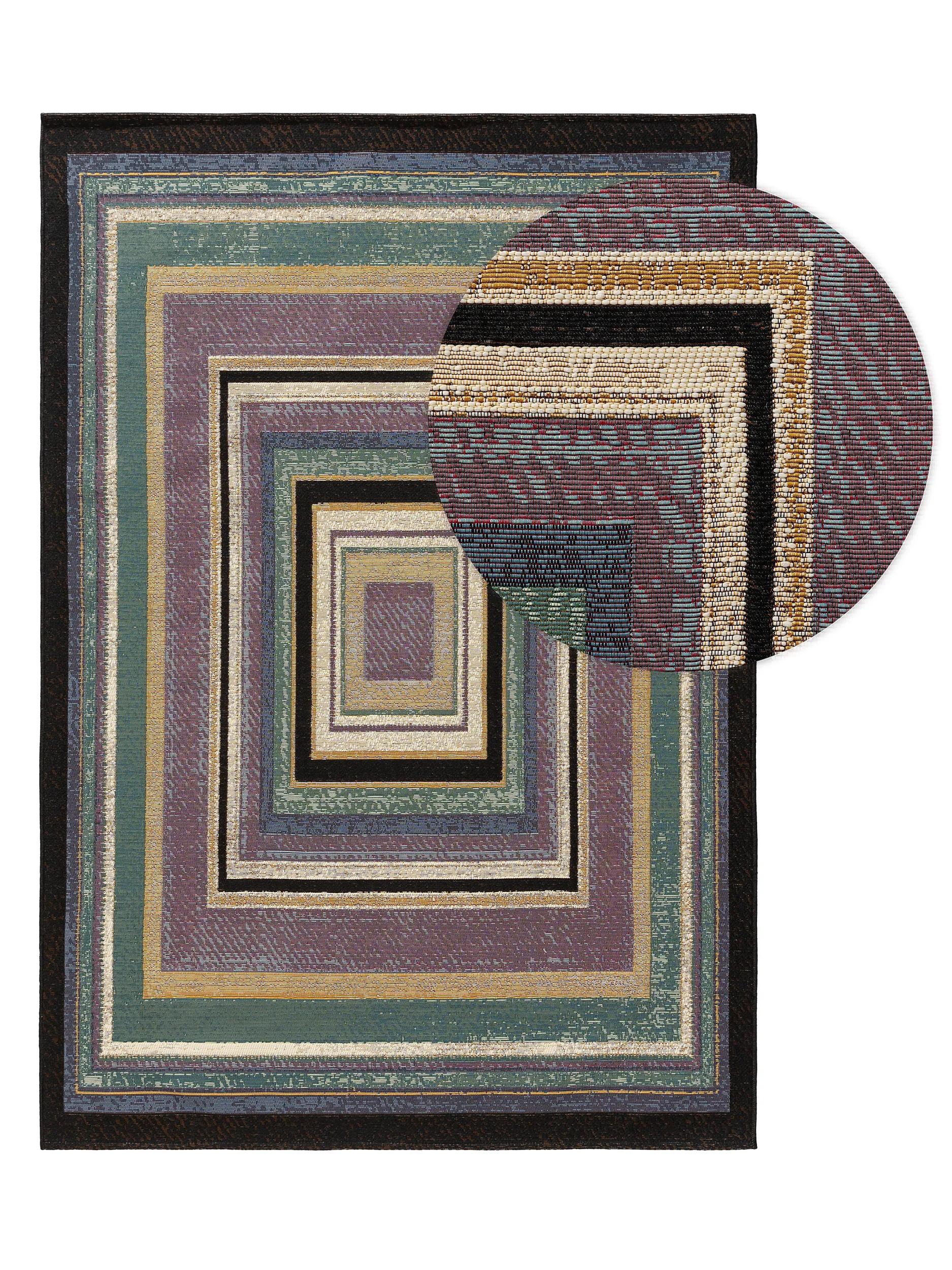 In- & Outdoor Rug Ria Multicolour/Blue