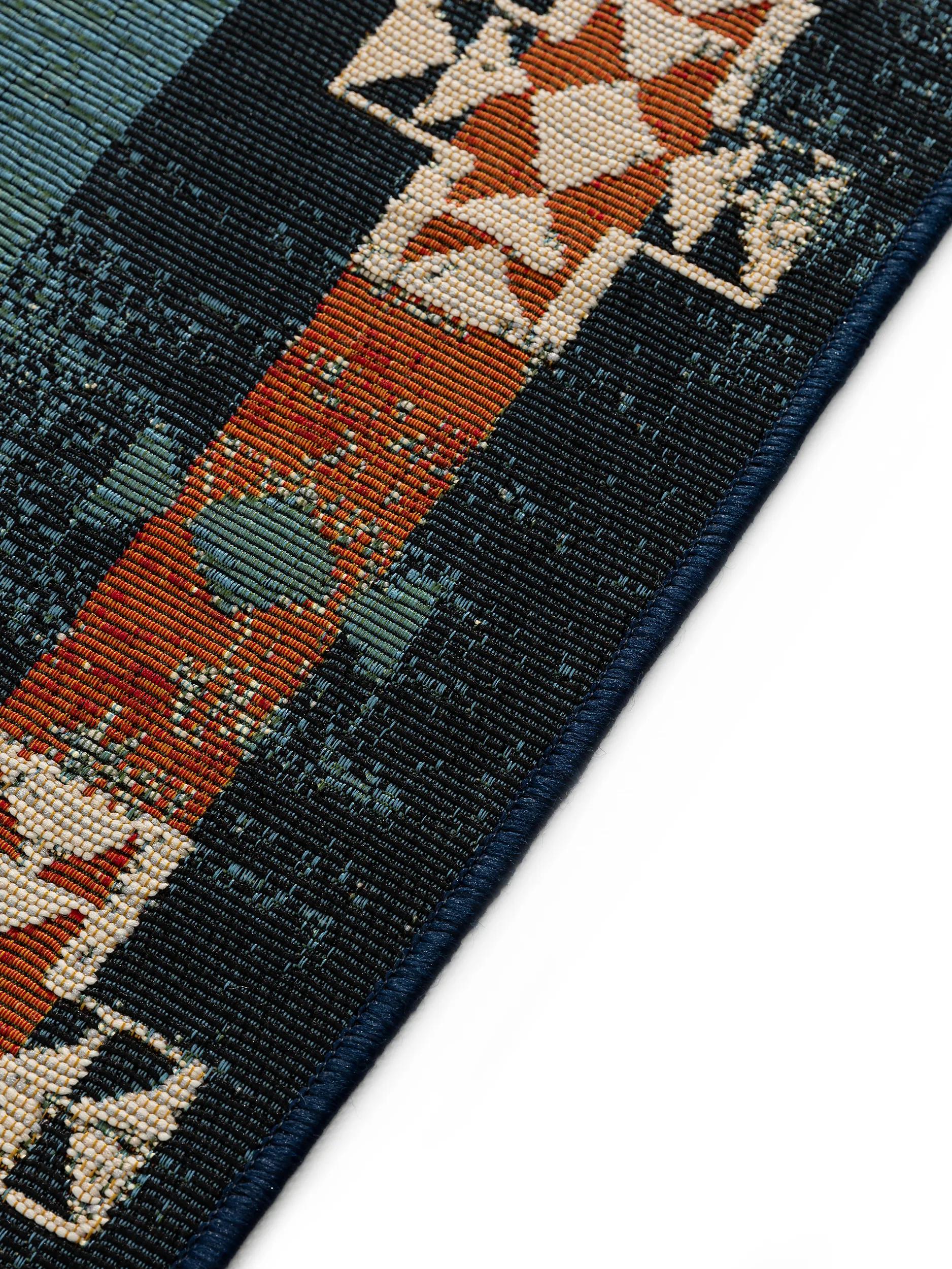 In- & Outdoor Rug Ria Multicolour/Blue