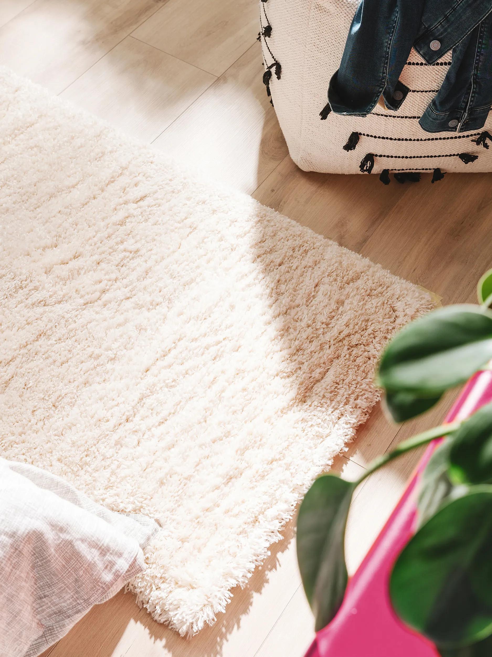 Shaggy rug Ricky Cream