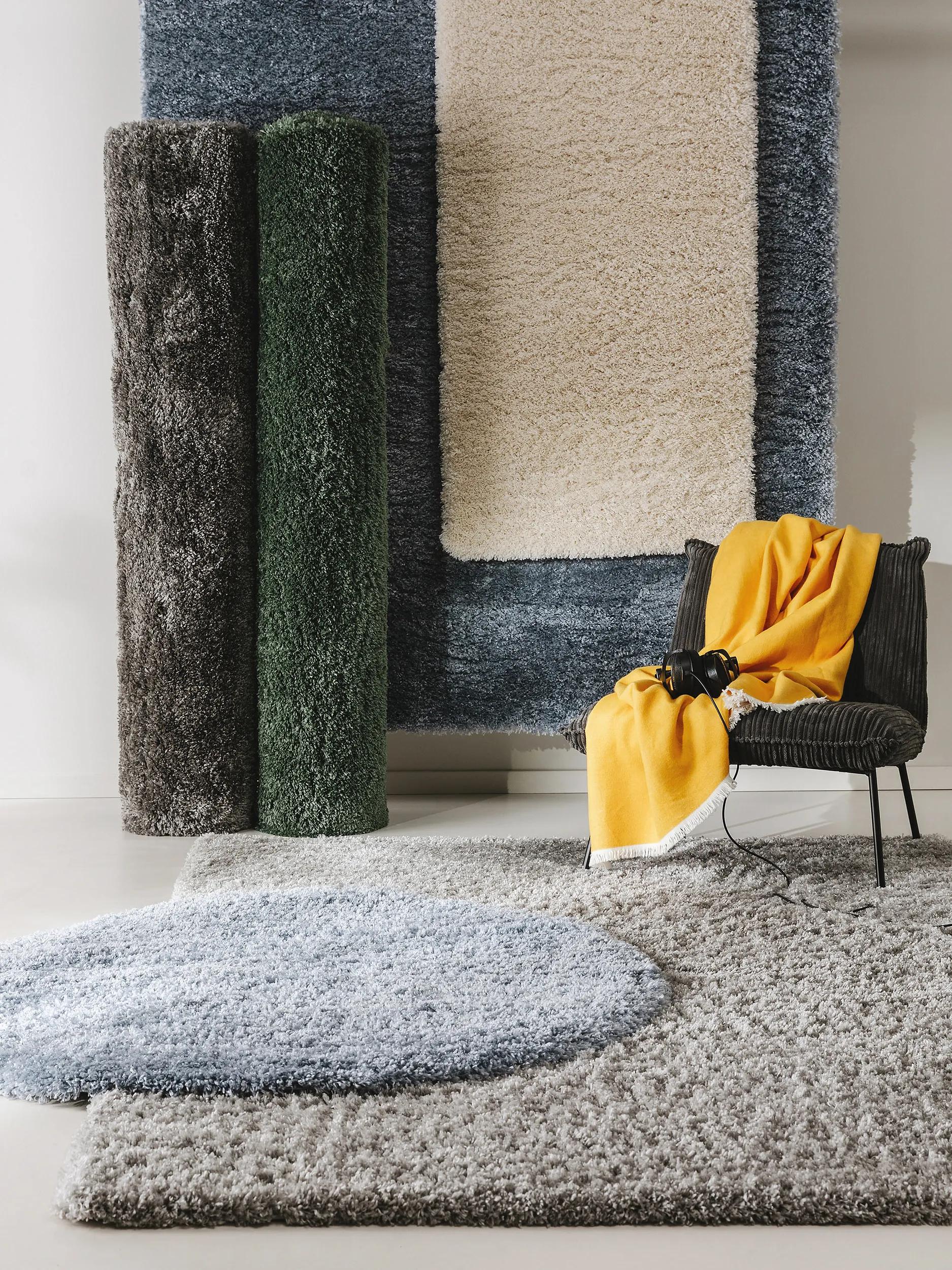 Shaggy rug Ricky Blue