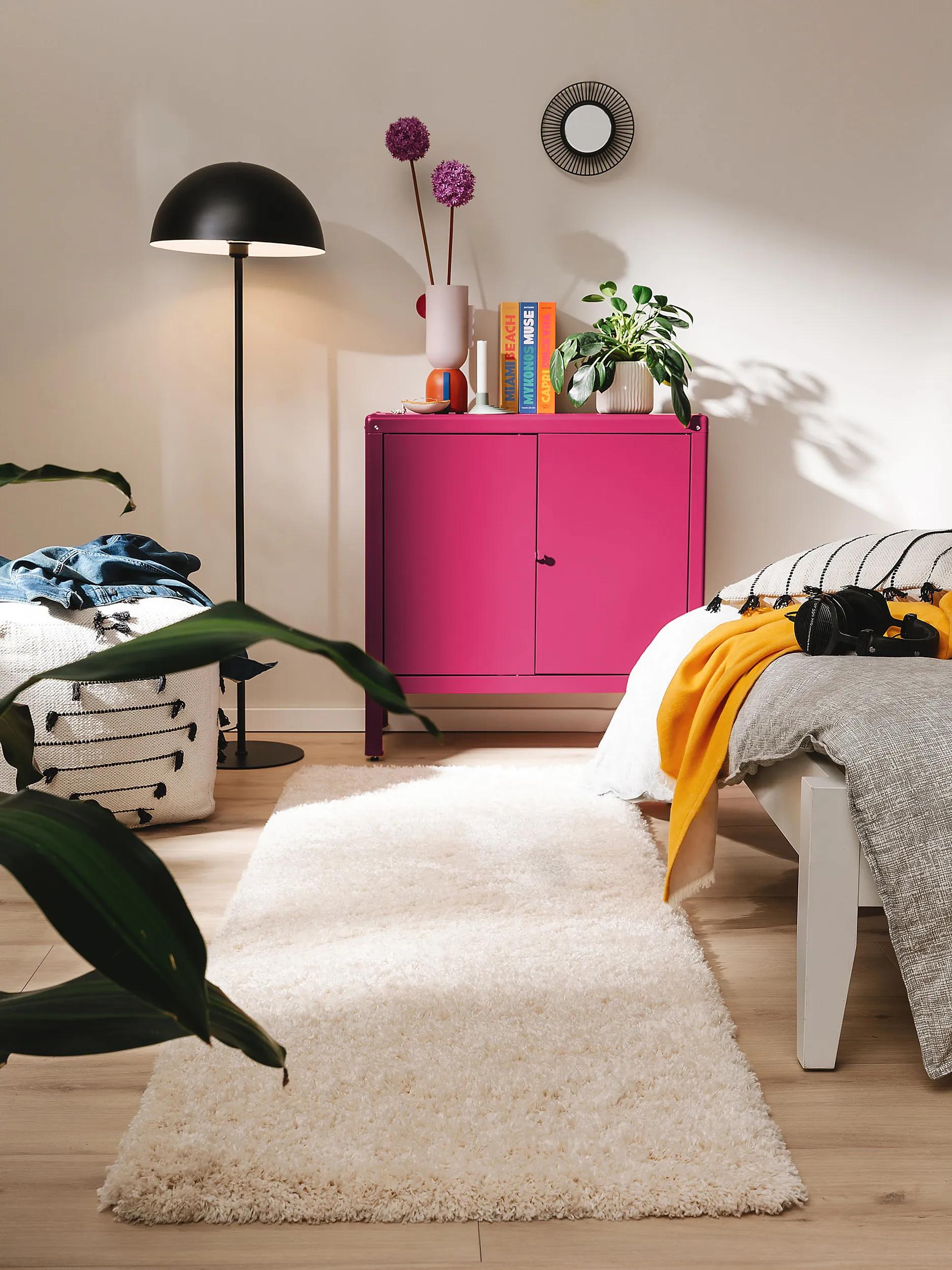 Shaggy rug Ricky Cream