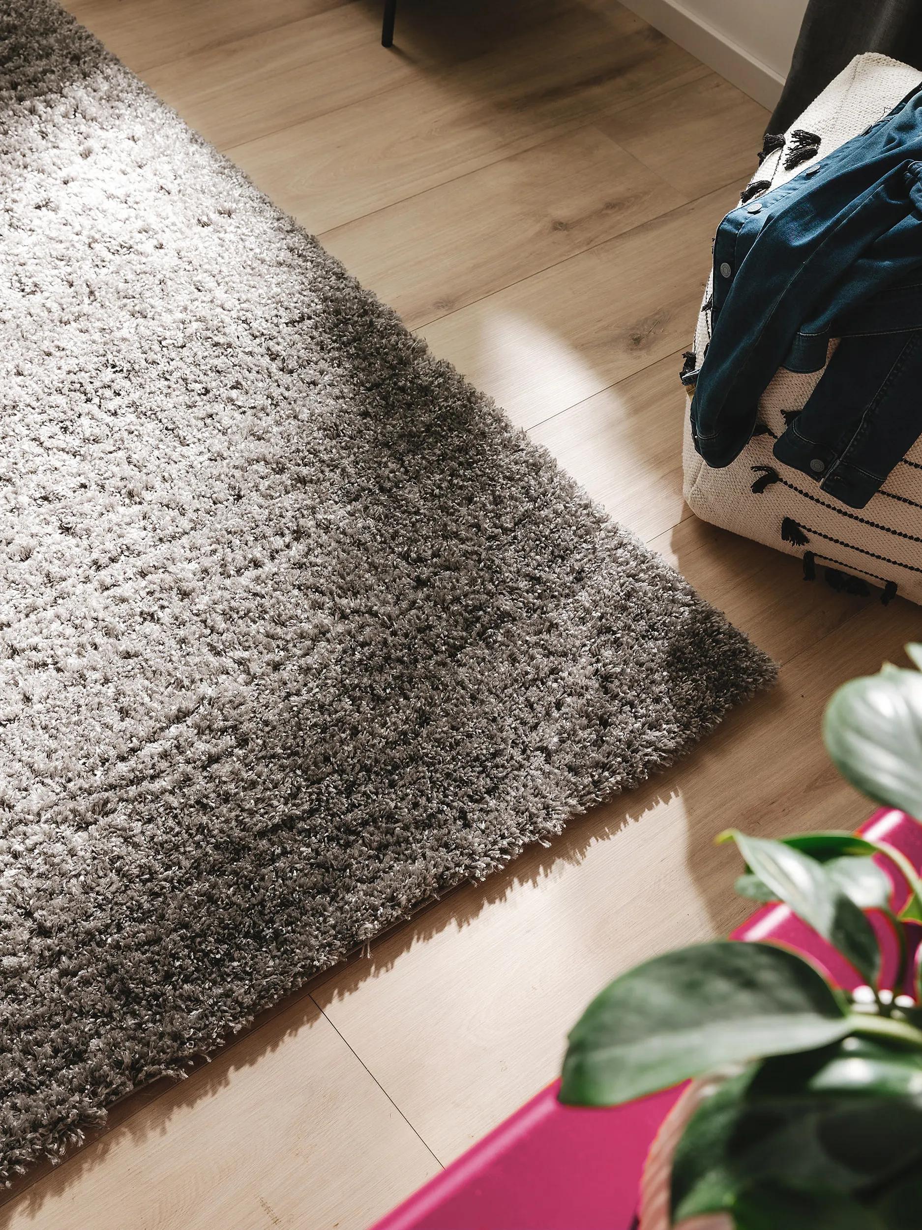 Shaggy rug Ricky Charcoal