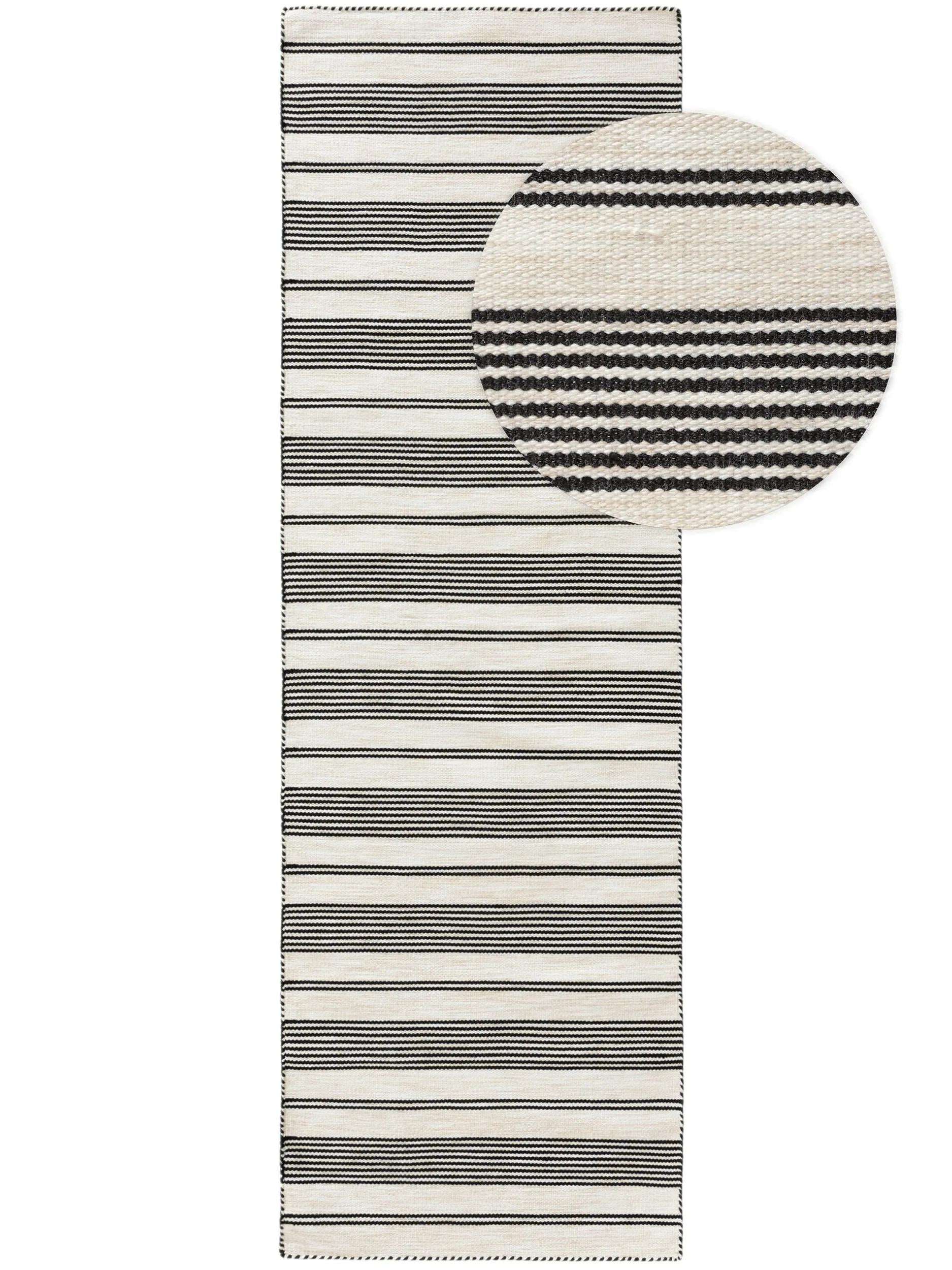 In- & Outdoor Runner Rida Beige/Black