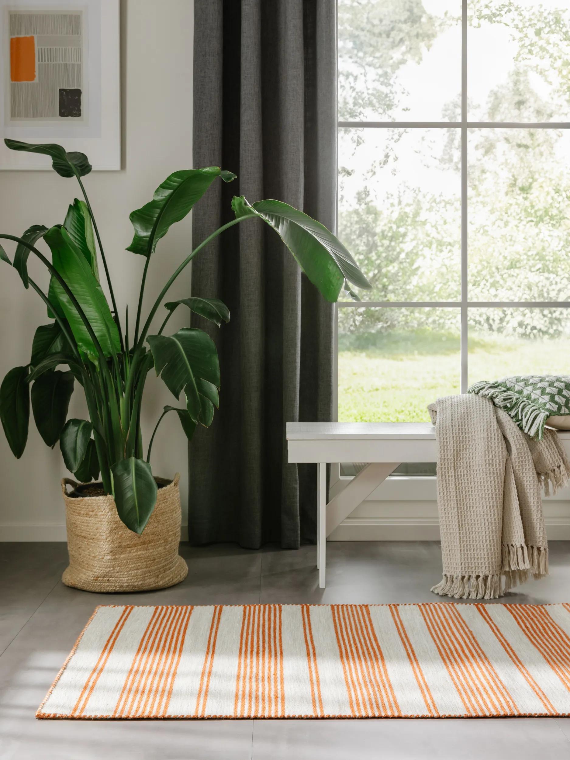 In- & Outdoor Runner Rida Beige/Orange