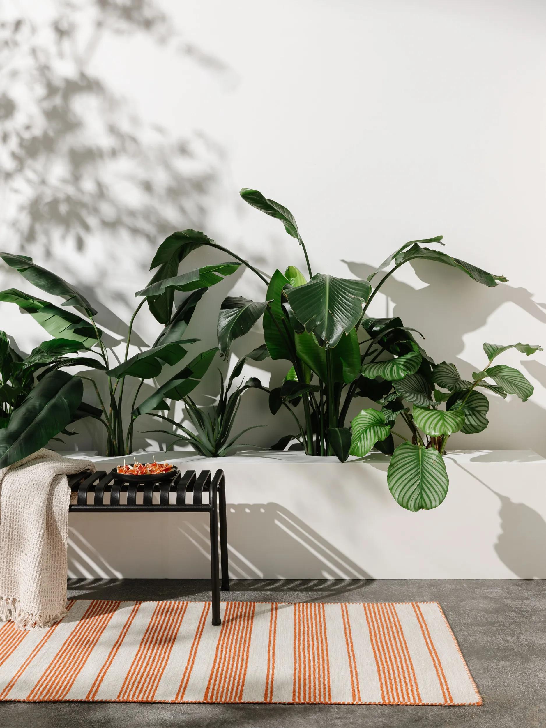 In- & Outdoor Runner Rida Beige/Orange