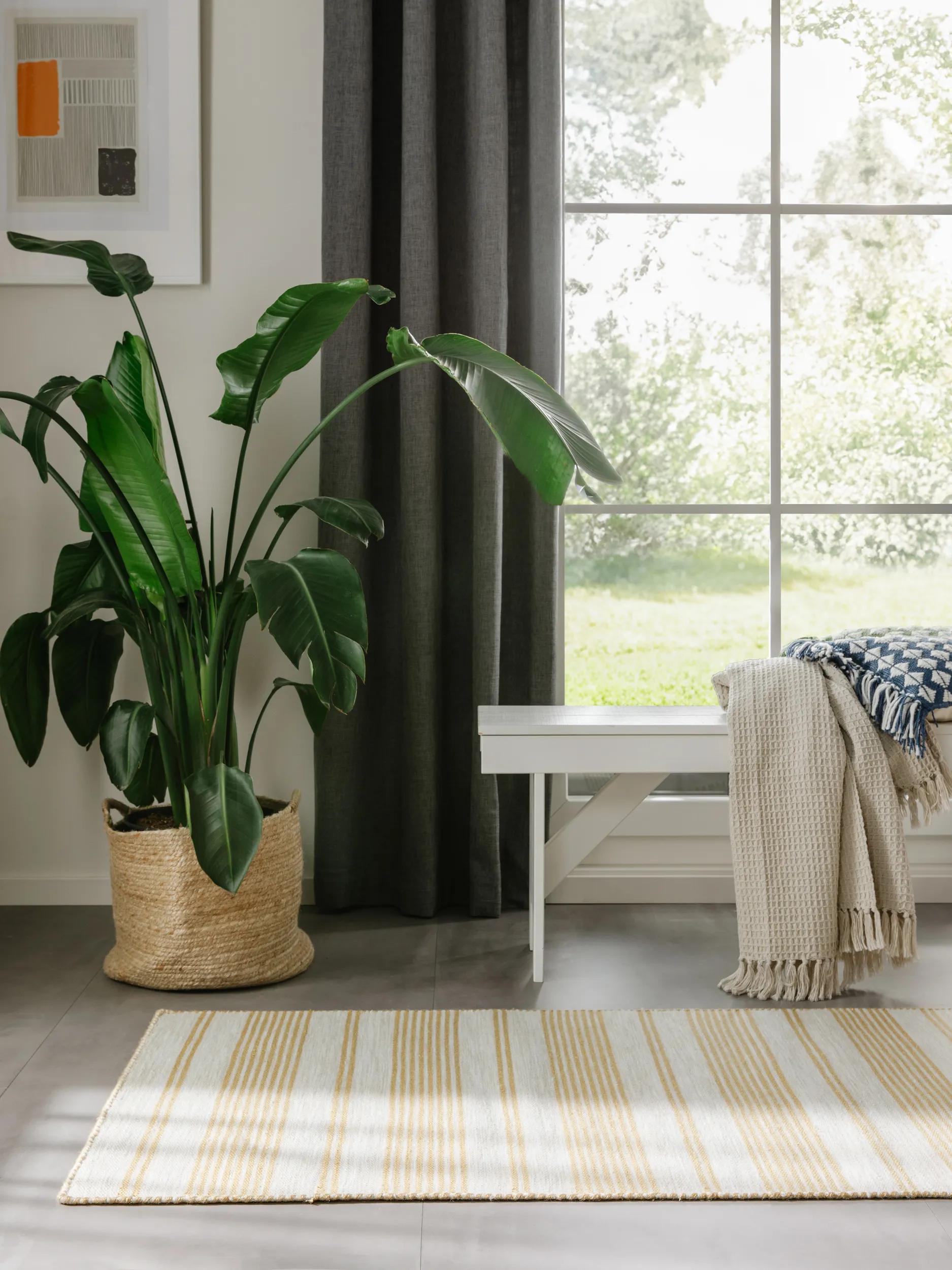 In- & Outdoor Runner Rida Beige/Yellow