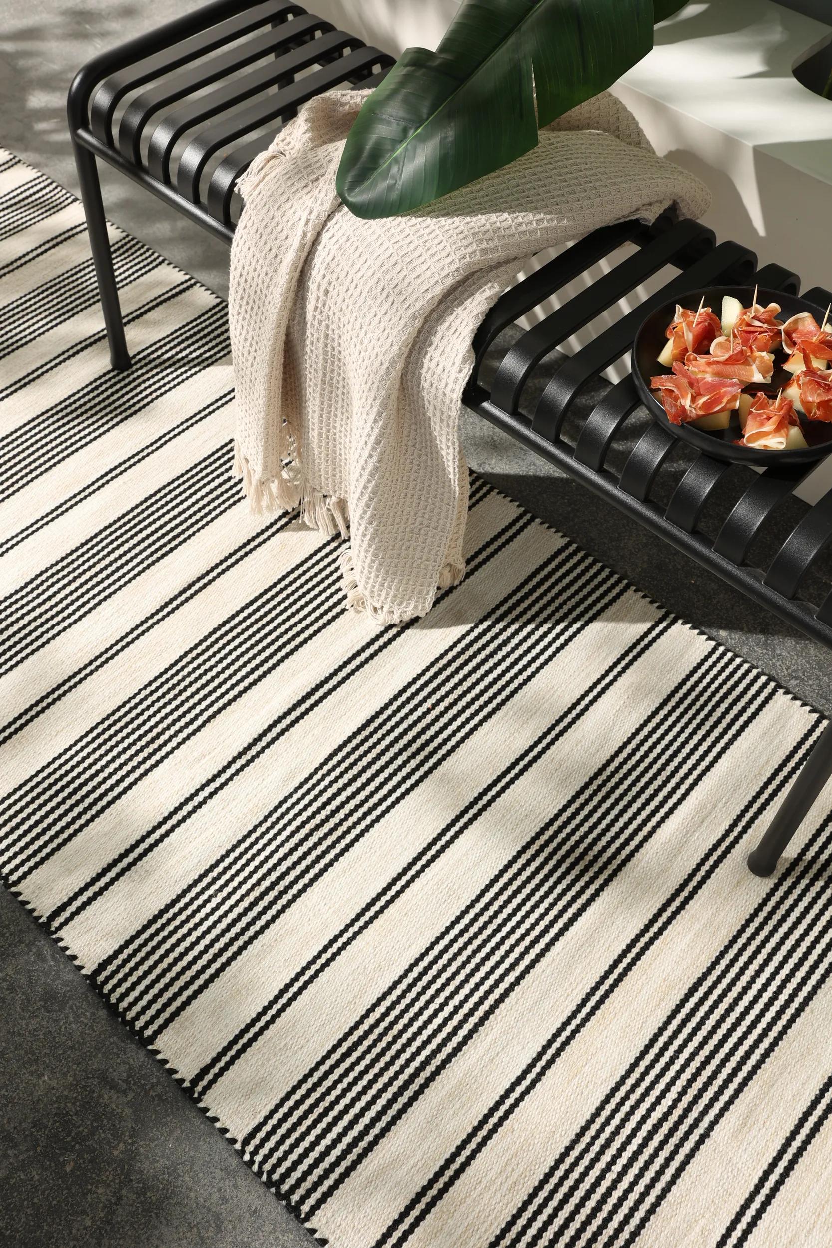 In- & Outdoor Runner Rida Beige/Black