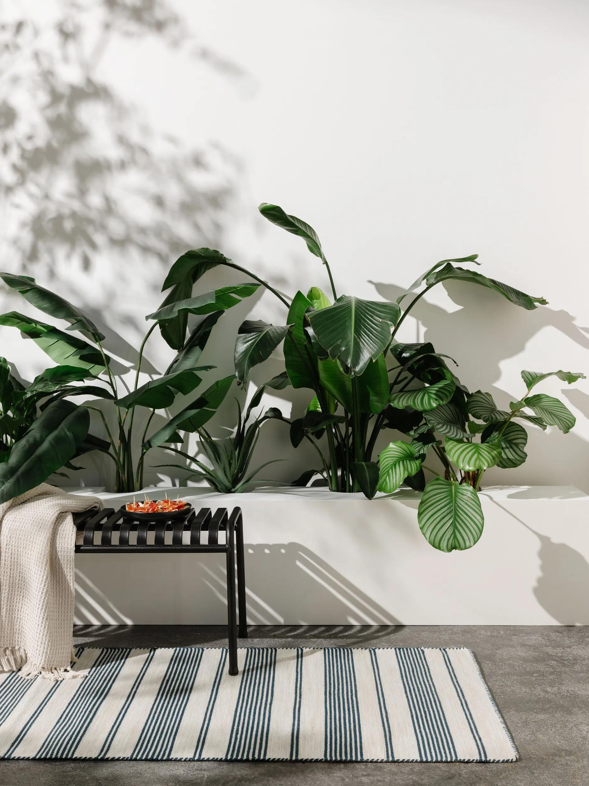 In- & Outdoor Runner Rida Beige/Blue