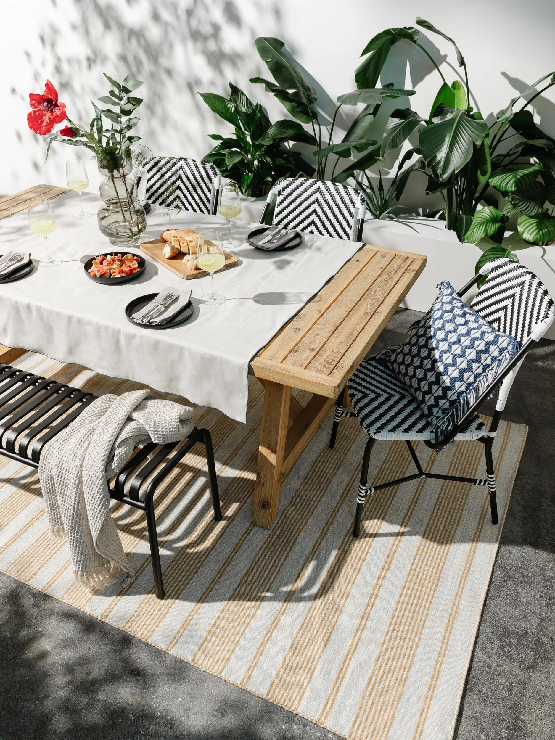 In- & Outdoor Rug Rida Beige/Yellow