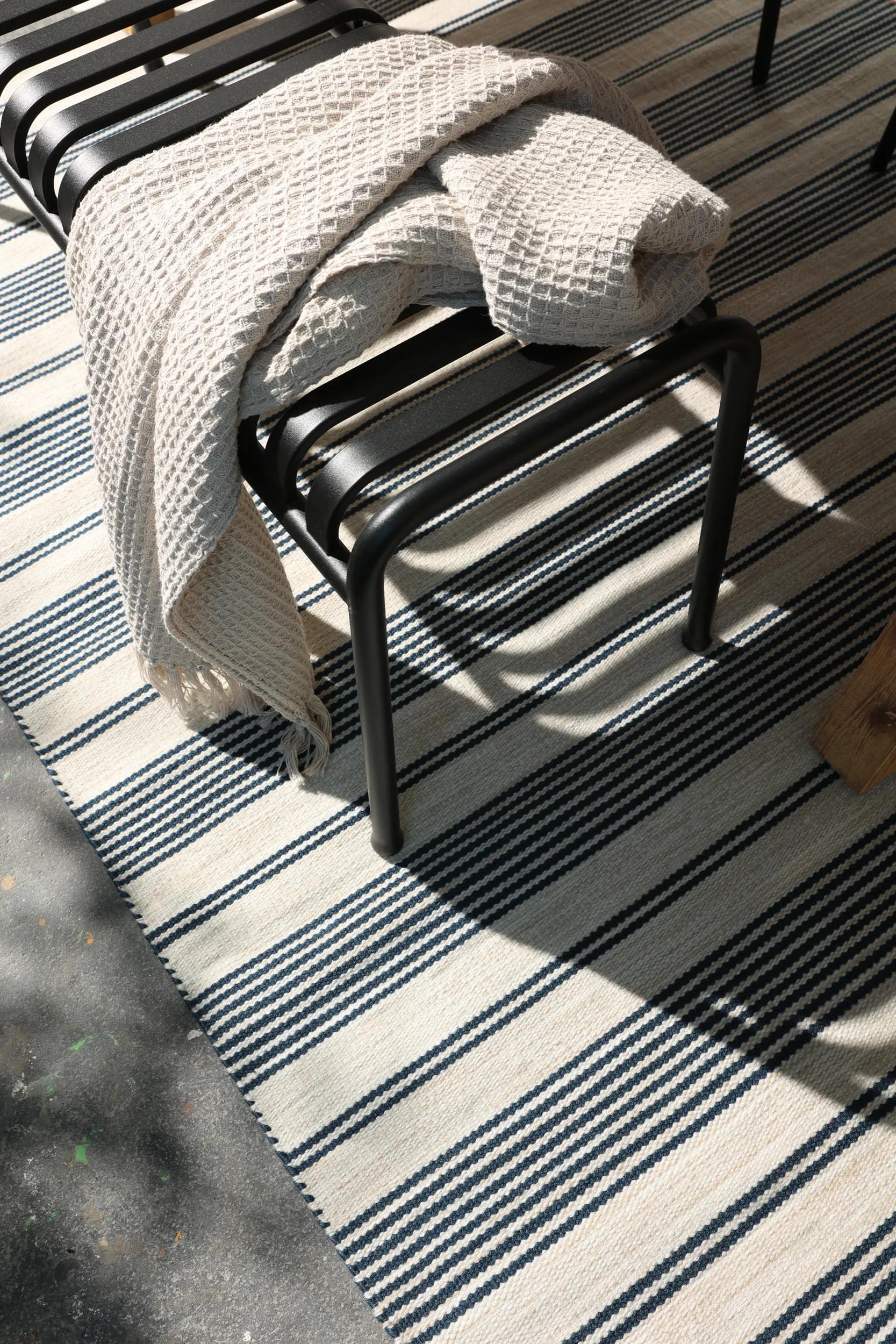 In- & Outdoor Rug Rida Beige/Blue