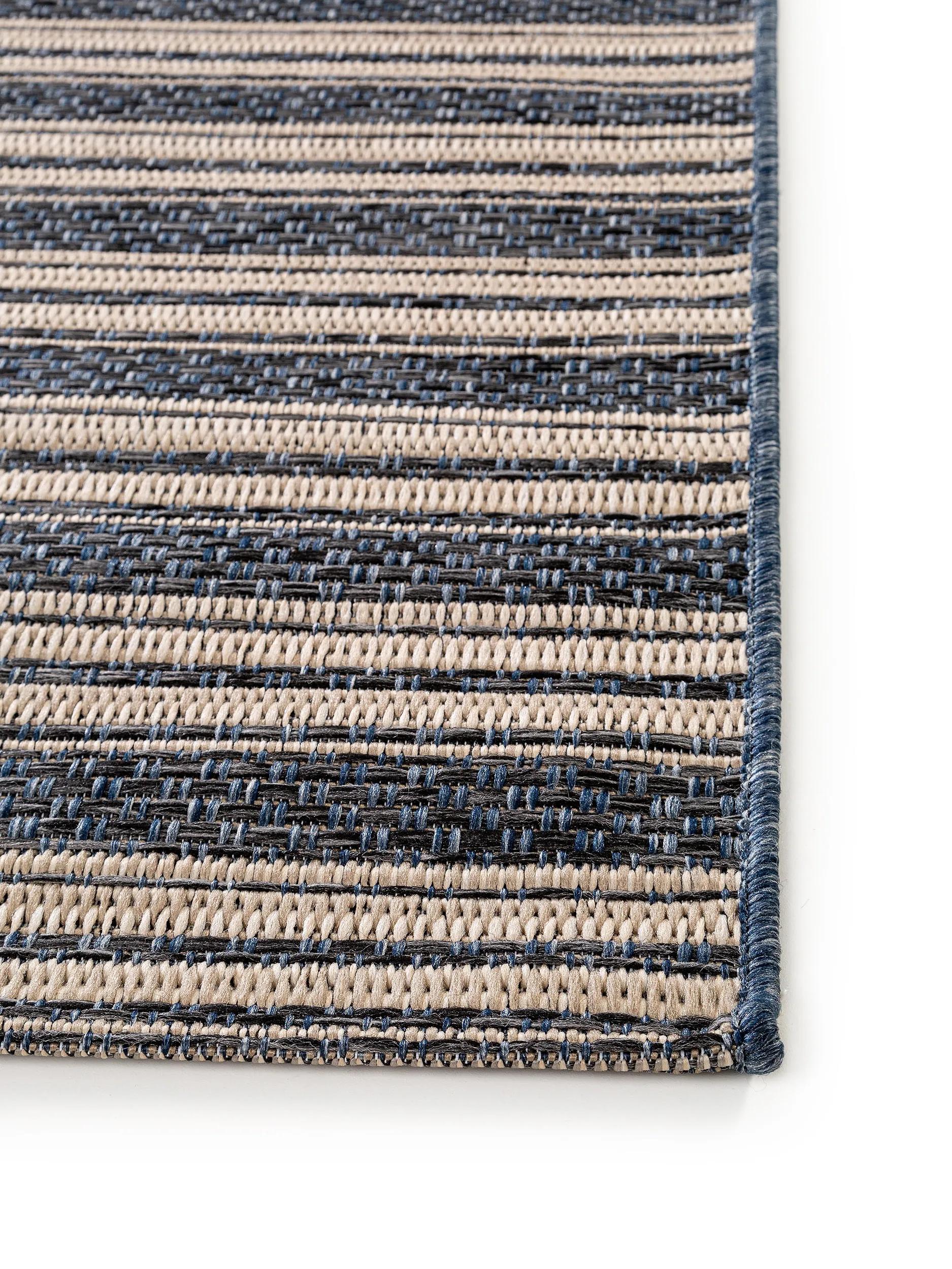 In- & Outdoor Runner River Beige/Blue