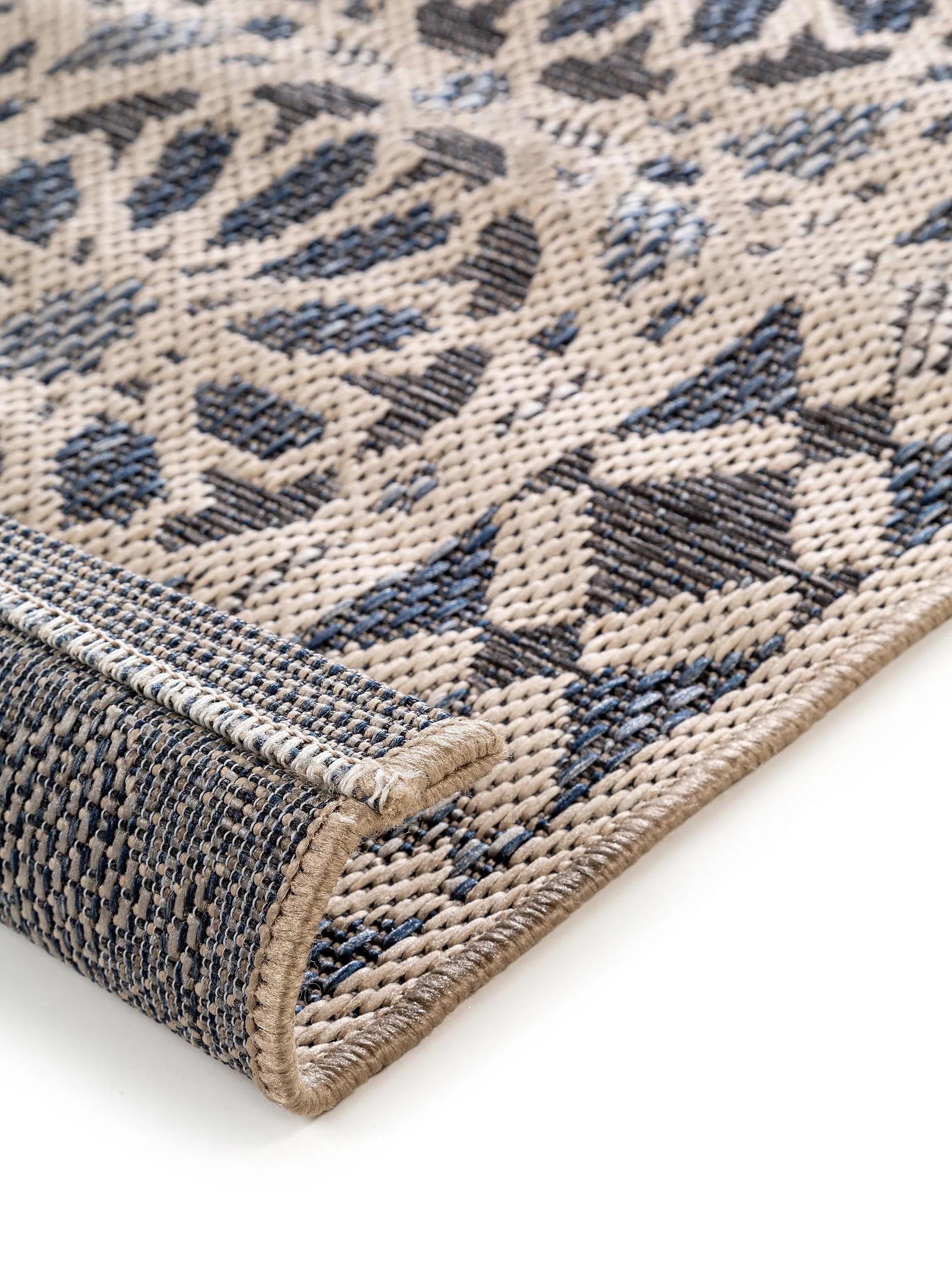 Corredor para interior y exterior River Beige/Azul