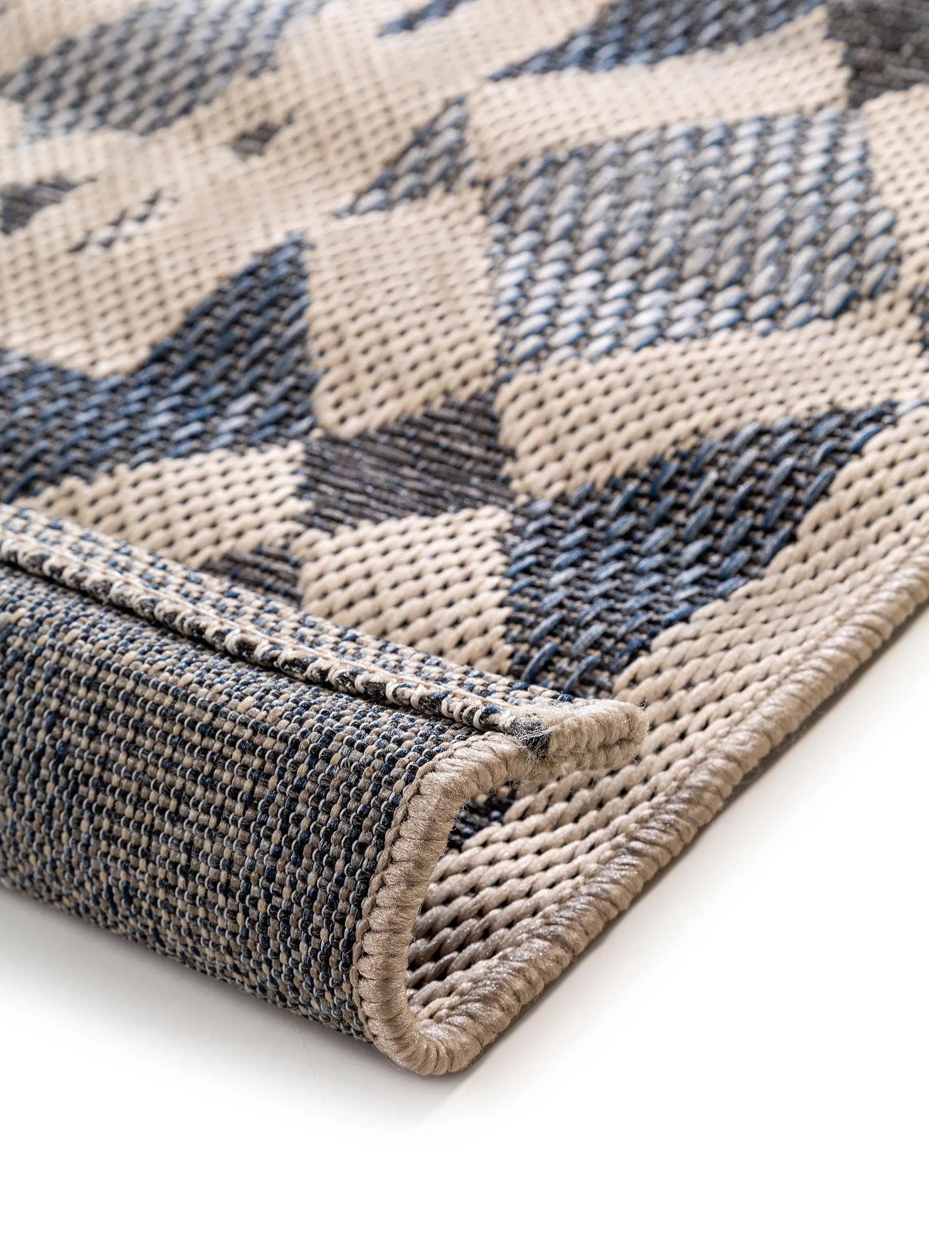 In- & Outdoor Rug River Beige/Blue