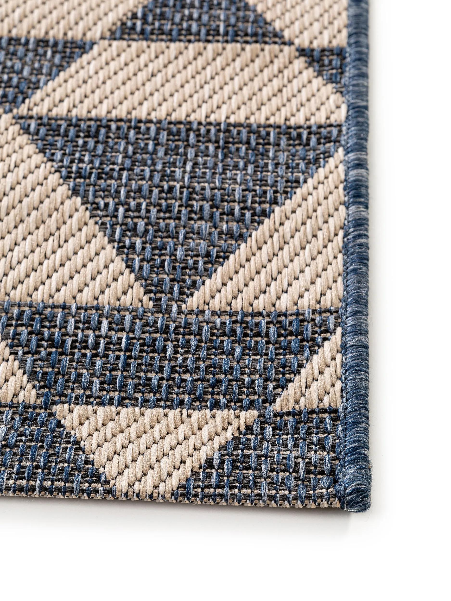 In- & Outdoor Rug River Beige/Blue