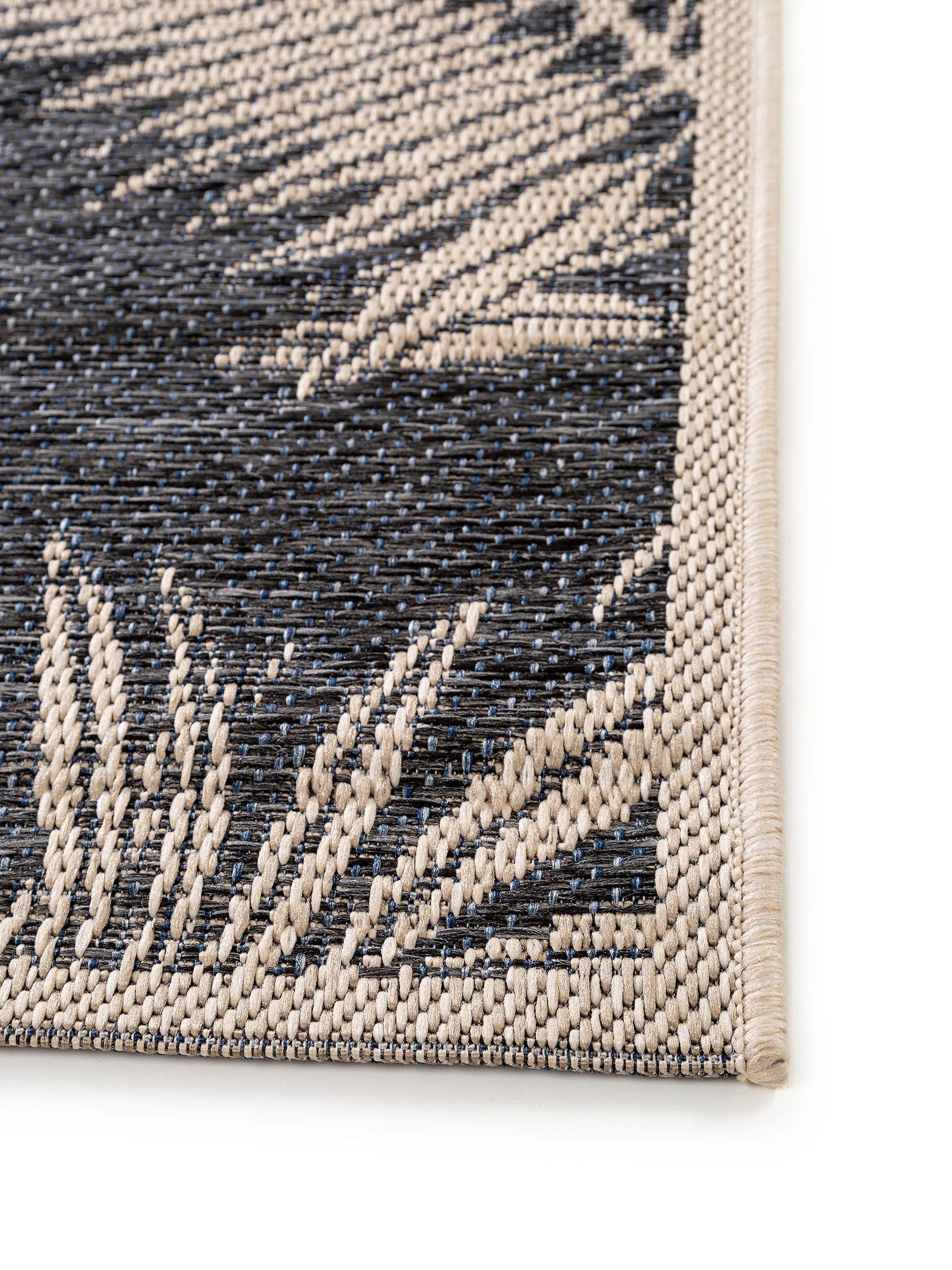 Alfombra para interior y exterior River Blue