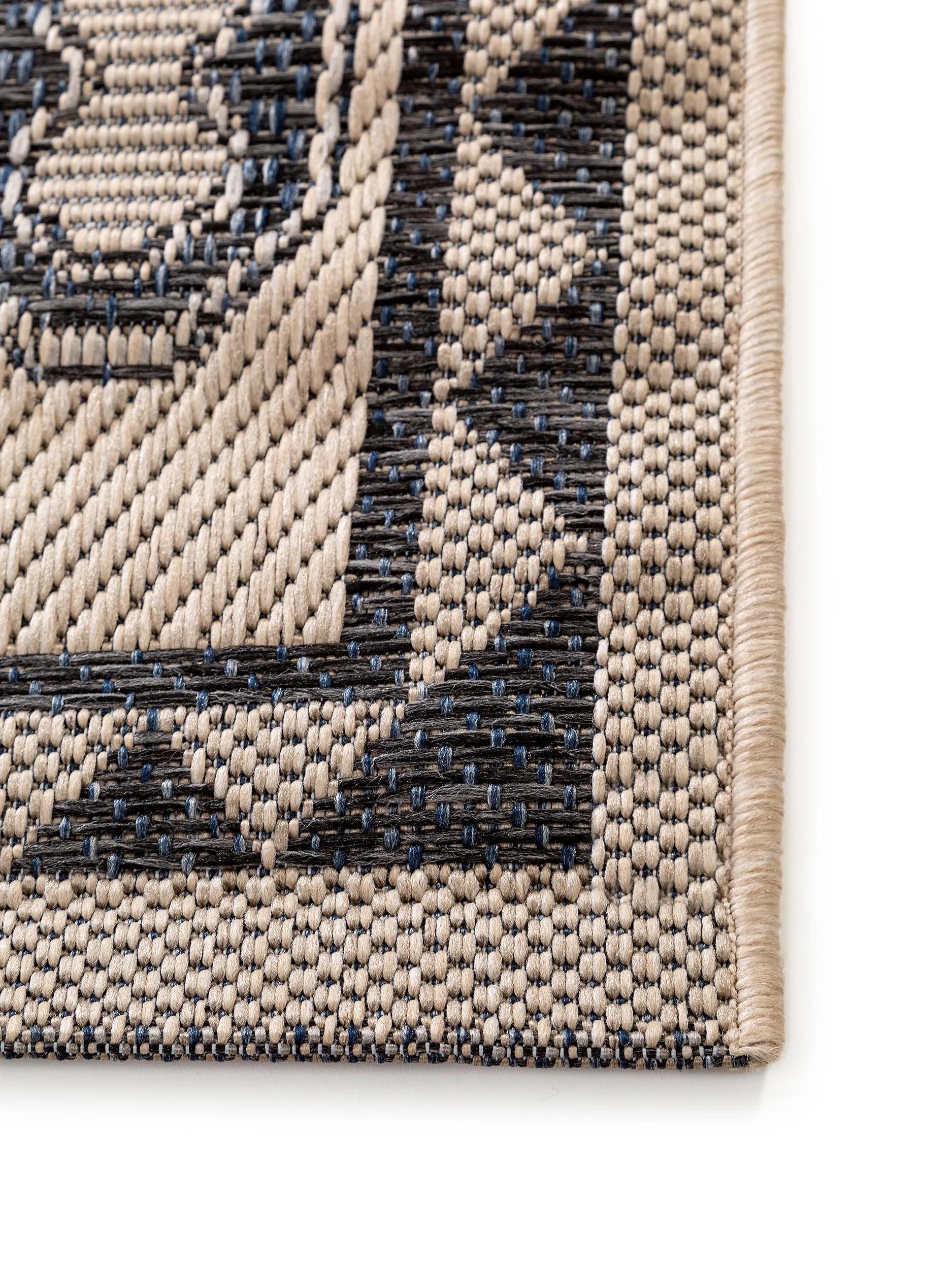 In- & Outdoor Rug River Beige/Blue
