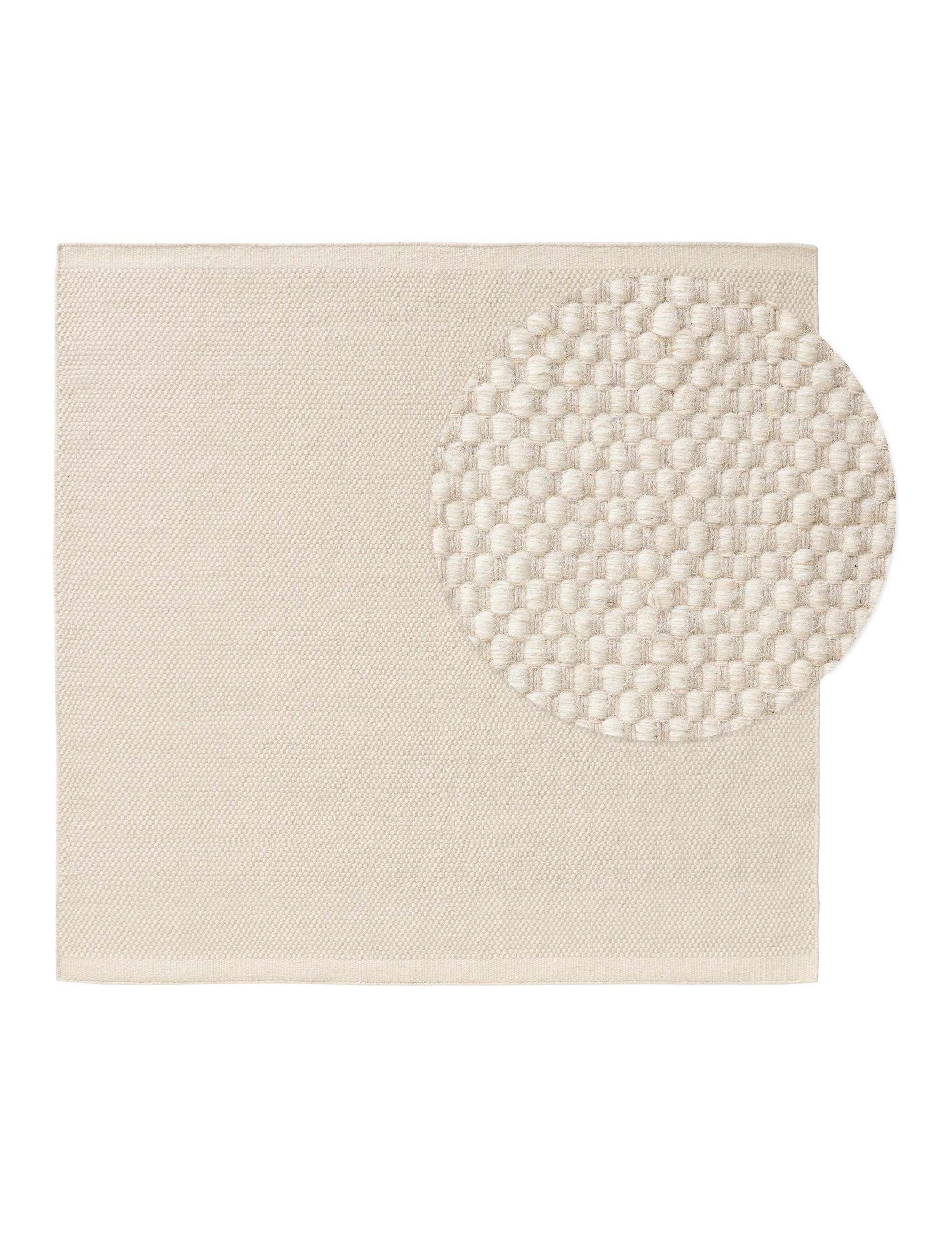 Wool Rug Rocco White