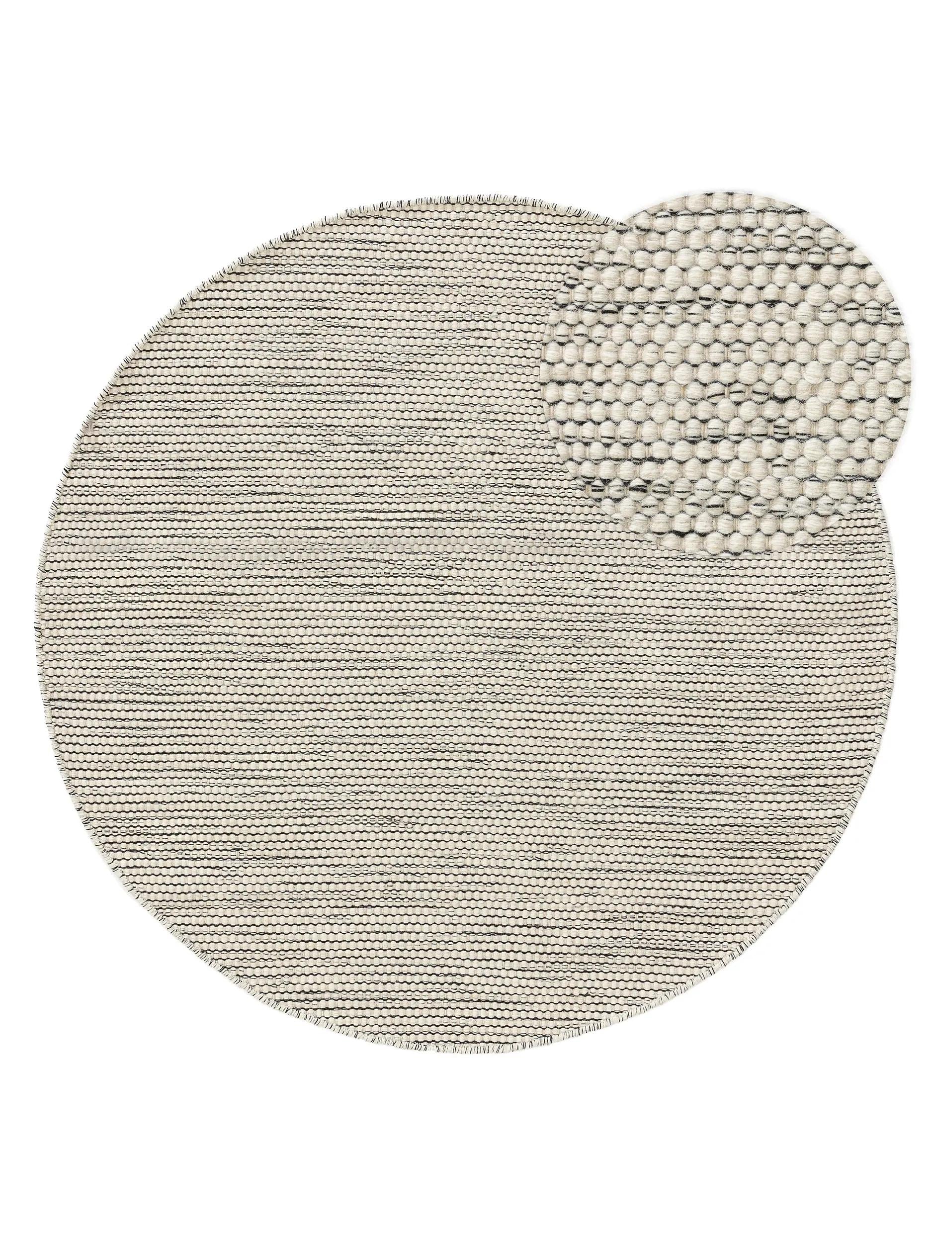 Wool Rug Rocco Beige/Black