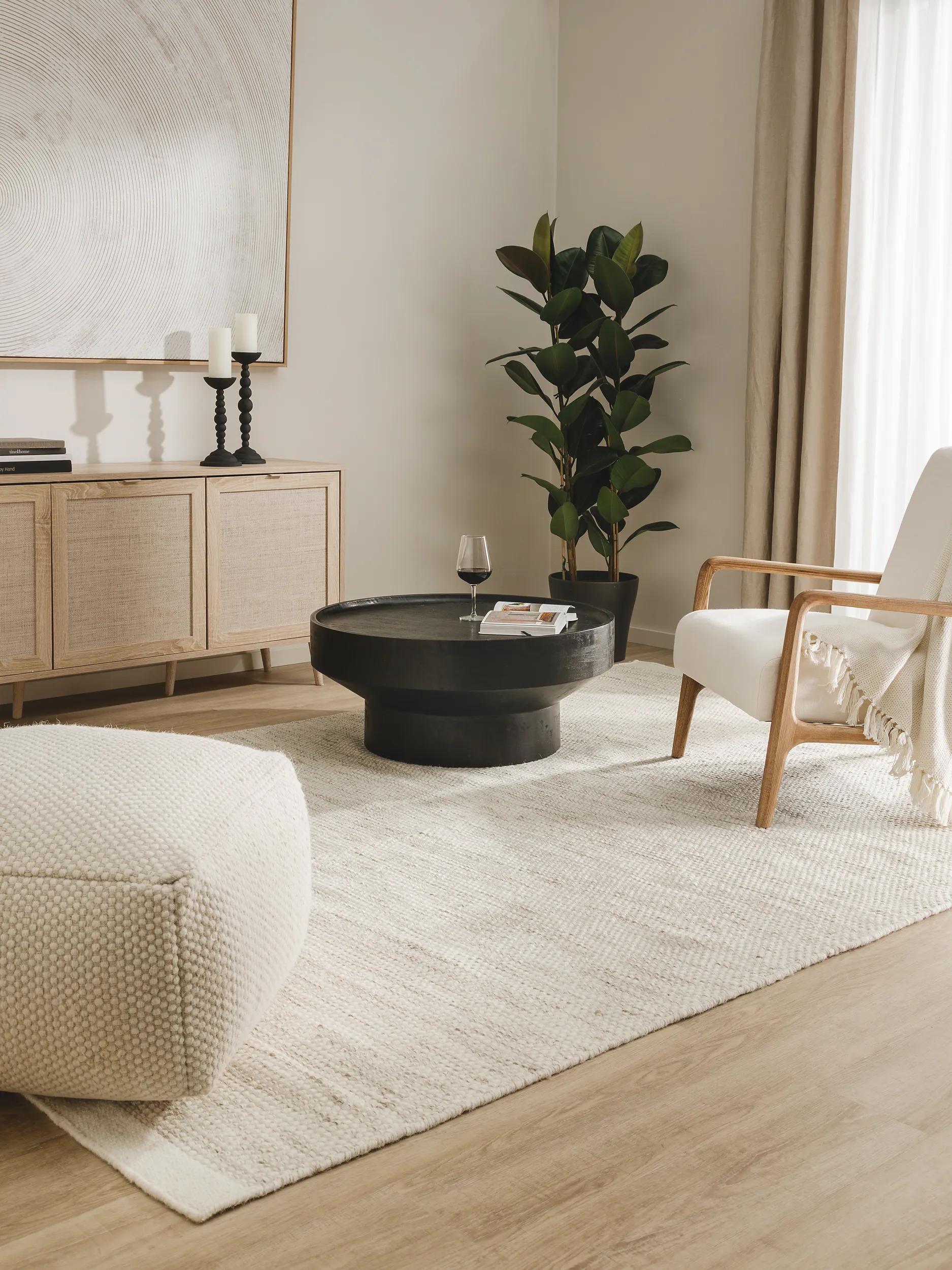 Wool Rug Rocco Cream